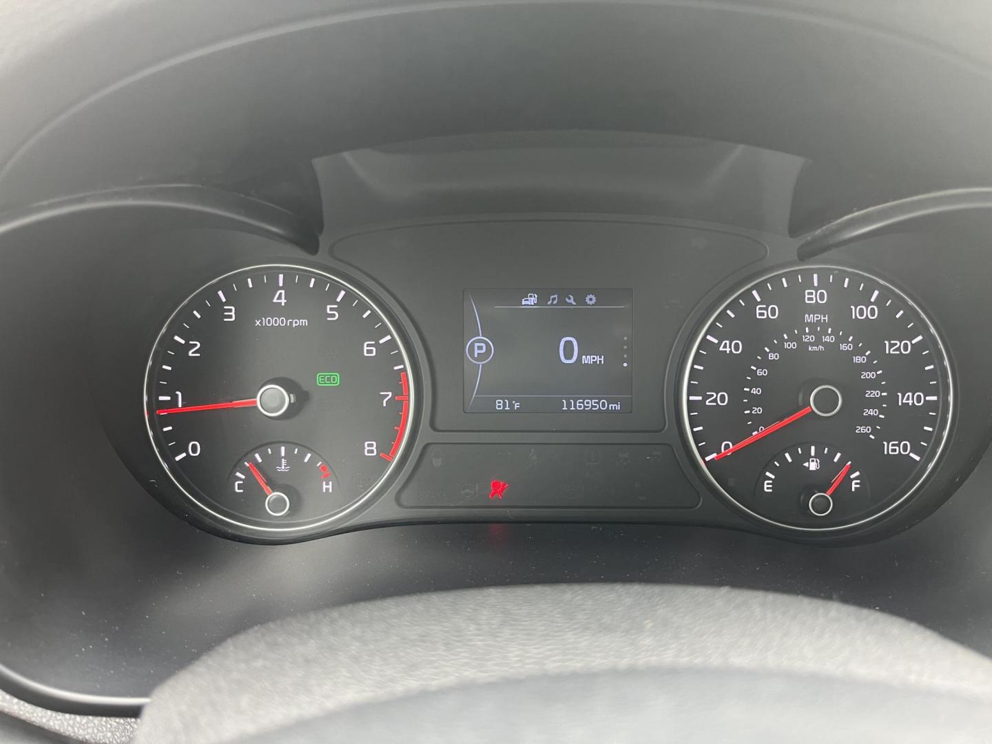 2018 Red /Black Kia Optima S (5XXGT4L37JG) with an 2.4L I4 DOHC 16V engine, 6 Speed Automatic transmission, located at 547 E. Main St., Orwell, OH, 44076, (440) 437-5893, 41.535435, -80.847855 - FRESH TRADE ALERT ---- This 2018 Kia Optima S is fuel efficient sedan with plenty of nice features. Powered by a 2.4 GDI engine and a 6 speed automatic transmission it's fuel efficient will not disappoint achieving a rating of 28 MPG combined and 34 MPG highway. On the exterior you get LED fog light - Photo#11