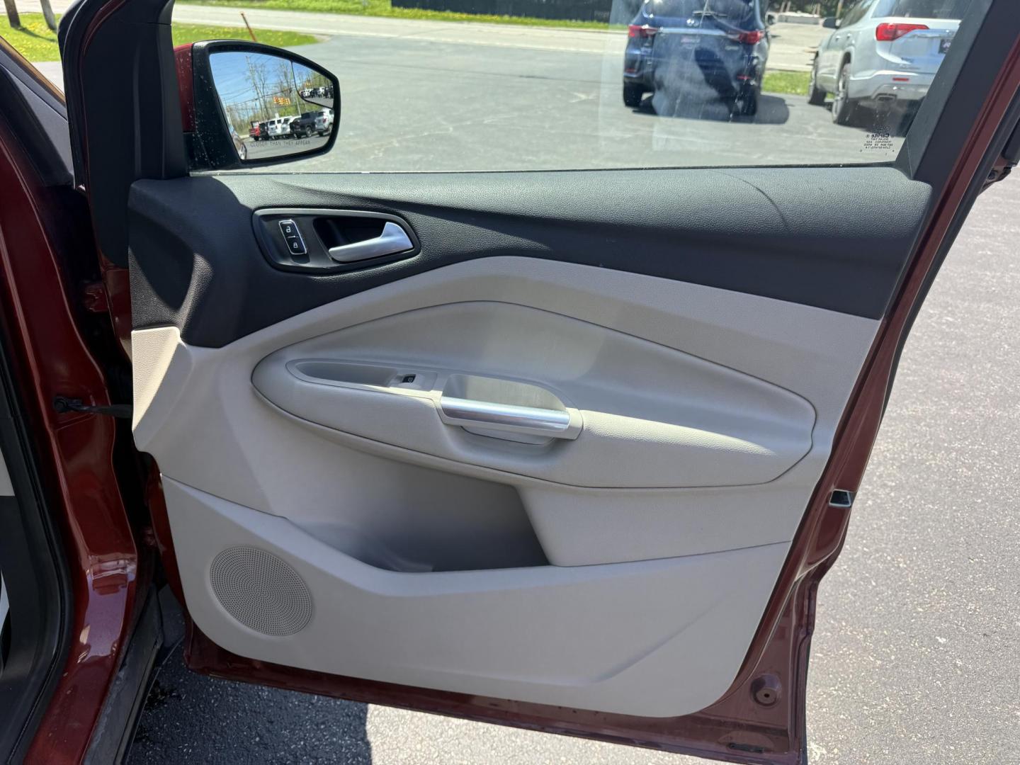 2014 Sunset Metallic /Tan Ford Escape Titanium 4WD (1FMCU9JX7EU) with an 1.6L I4 DOHC 16V TURBO engine, 6-Speed Automatic transmission, located at 547 E. Main St., Orwell, OH, 44076, (440) 437-5893, 41.535435, -80.847855 - This 2014 Ford Escape is a well equipped compact SUV. With a 1.6L EcoBoost turbocharged I4 engine paired with a 6-speed automatic transmission, delivering an impressive 30 MPG on the highway. It offers a luxurious interior with leather seats, heated front seats, and dual-zone automatic climate contr - Photo#44