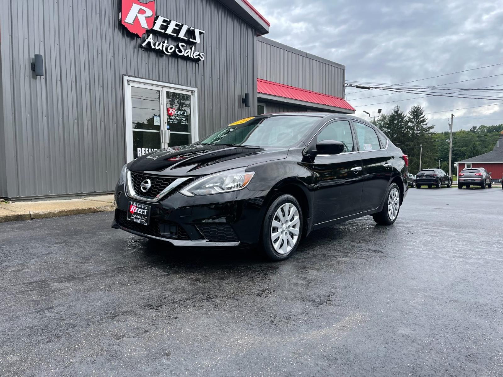 2019 Black /Black Nissan Sentra S CVT (3N1AB7AP5KY) with an 1.8L L4 SFI DOHC 16V engine, CVT transmission, located at 547 E. Main St., Orwell, OH, 44076, (440) 437-5893, 41.535435, -80.847855 - 2019 Nissan Sentra ---- One Owner Carfax ---- 37K Miles ---- Fully Serviced and Detailed ---- Reel's Auto Sales is located in both Chardon and Orwell Ohio. Financing available and trades welcome. Please call or text to confirm location, set an appointment or discuss financing or trades. Chardon 440- - Photo #0