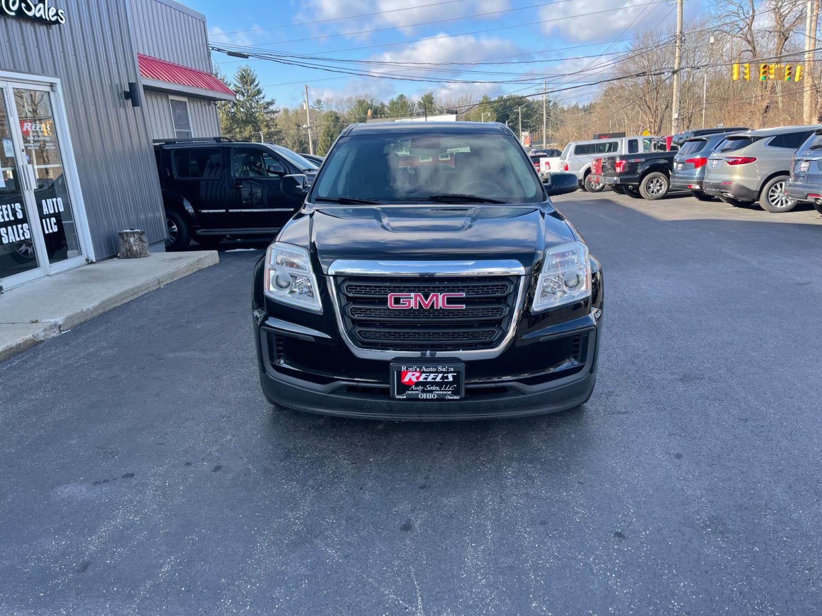 2017 Black /Black GMC Terrain SLE1 FWD (2GKALMEK5H6) with an 2.4L I4 DOHC 16V engine, 6A transmission, located at 547 E. Main St., Orwell, OH, 44076, (440) 437-5893, 41.535435, -80.847855 - 2017 GMC Terrain SLE-1 ---- 73K Miles ---- 23MPG Combined ---- Fully Serviced and Recently Detailed ---- Reel's Auto Sales is located in both Chardon and Orwell Ohio. Financing available and trades welcome. Please call or text to confirm location, set an appointment or discuss financing or trades. - Photo #1
