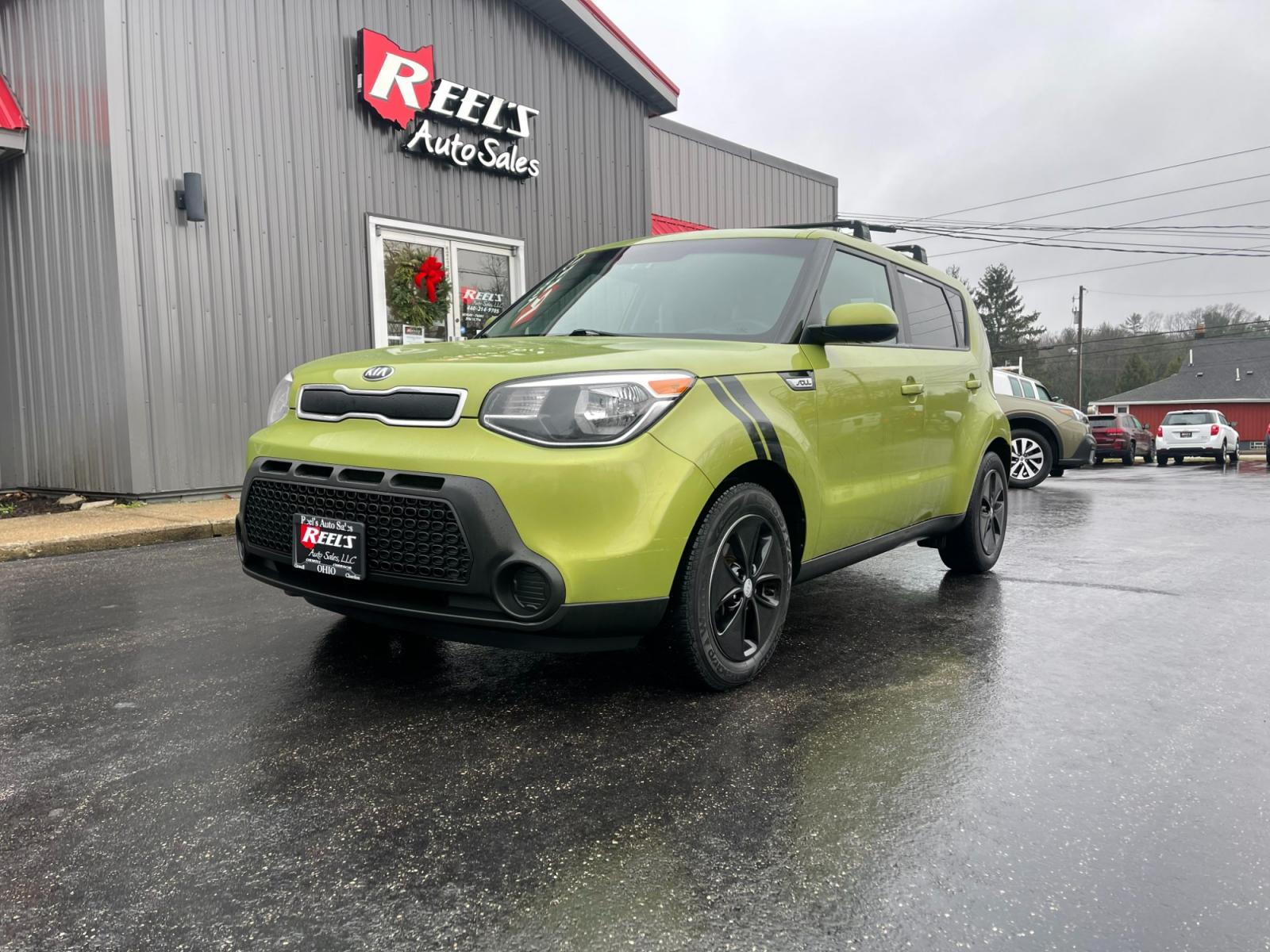 2016 Green /Black Kia Soul Base (KNDJN2A22G7) with an 1.6L I4 DOHC 16V engine, 6 Speed Manual transmission, located at 11115 Chardon Rd. , Chardon, OH, 44024, (440) 214-9705, 41.580246, -81.241943 - 2016 Kia Soul ---- 6 Speed Manual ---- 93K Miles ---- 26 MPG Combined ---- Fully Serviced and Recently Detailed ---- Reel's Auto Sales is located in both Chardon and Orwell Ohio. Financing available and trades welcome. Please call or text to confirm location, set an appointment or discuss financing - Photo #0