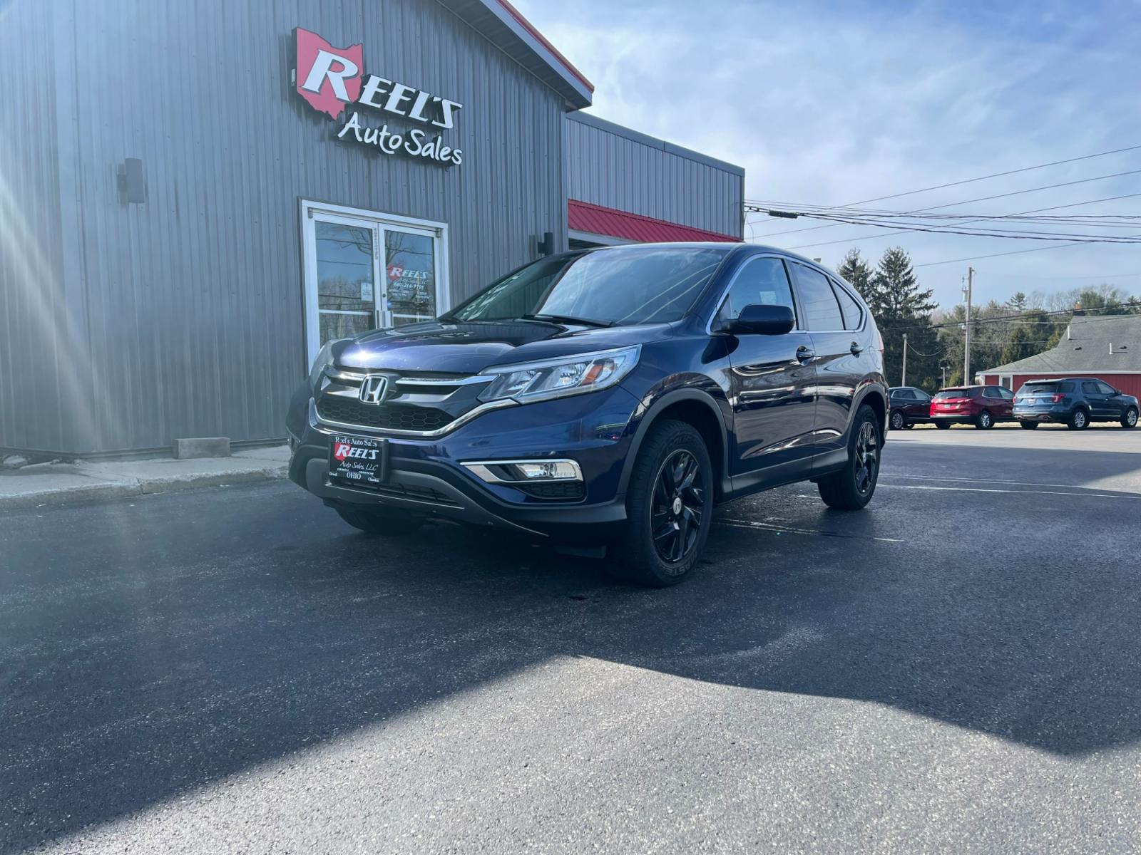 2015 Blue /Black Honda CR-V EX 4WD (2HKRM4H57FH) with an 2.4L I4 DOHC 16V engine, Automatic transmission, located at 547 E. Main St., Orwell, OH, 44076, (440) 437-5893, 41.535435, -80.847855 - 2015 Honda CR-V ---- All Wheel Drive ---- 28 MPG Combined ---- Heated Seats ---- Moon Roof ---- Fully Serviced and Recently Detailed ---- Reel's Auto Sales is located in both Chardon and Orwell Ohio. Financing available and trades welcome. Please call or text to confirm location, set an appointment - Photo #0