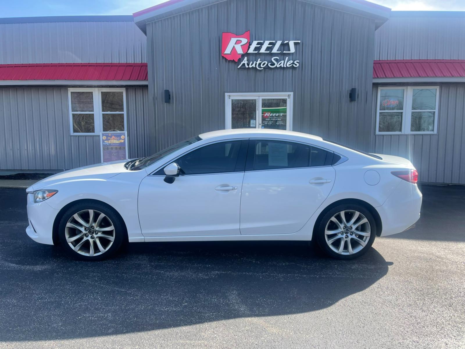 2014 White /Gray Mazda Mazda6 i Touring (JM1GJ1V69E1) with an 2.5L I4 DOHC 16V engine, 6-Speed Automatic transmission, located at 11115 Chardon Rd. , Chardon, OH, 44024, (440) 214-9705, 41.580246, -81.241943 - 2014 Mazda Mazda 6 ---- Leather Seats ---- Dual Zone Climate ---- 30 MPG Combined ---- Fully Serviced and Recently Detailed ---- Reel's Auto Sales is located in both Chardon and Orwell Ohio. Financing available and trades welcome. Please call or text to confirm location, set an appointment or discus - Photo #12