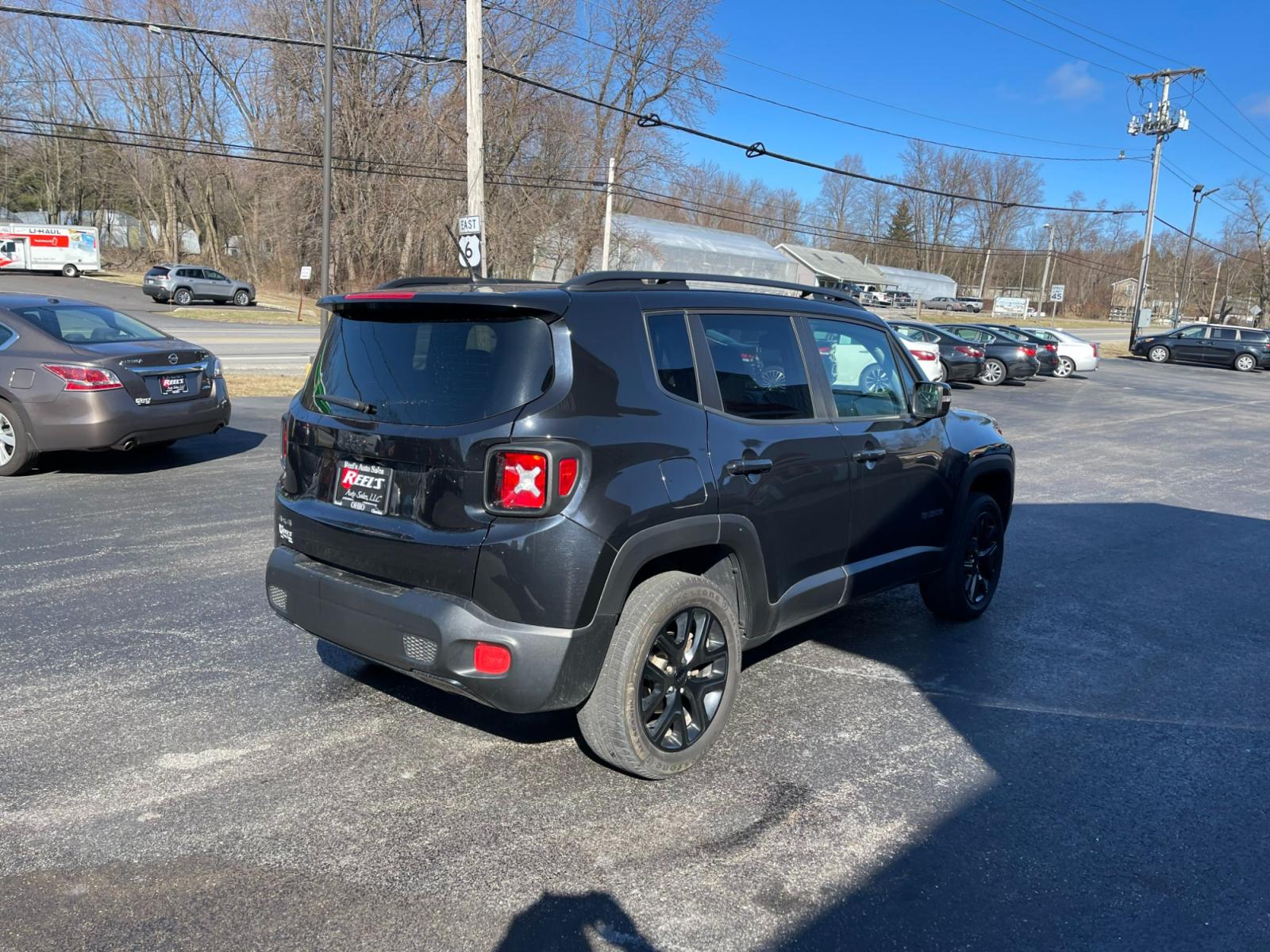 2016 Black /Black Jeep Renegade Latitude 4WD (ZACCJBBT5GP) with an 2.4L I4 DOHC 16V engine, 9A transmission, located at 547 E. Main St., Orwell, OH, 44076, (440) 437-5893, 41.535435, -80.847855 - 2016 Jeep Renegade ---- Batman v Superman Edition ---- Heated Seats ---- Heated Steering Wheel ---- All Wheel Drive ---- 24 MPG Combined ---- Fully Serviced and Recently Detailed ---- Reel's Auto Sales is located in both Chardon and Orwell Ohio. Financing available and trades welcome. Please call or - Photo #7
