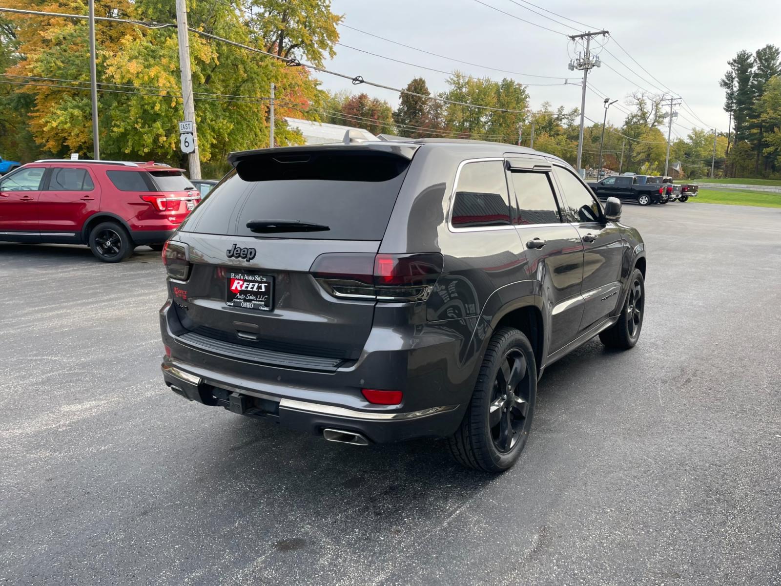 2015 Gray /Black Jeep Grand Cherokee High Altitude 4WD (1C4RJFCTXFC) with an 5.7L V8 OHV 16V engine, 8-Speed Automatic transmission, located at 11115 Chardon Rd. , Chardon, OH, 44024, (440) 214-9705, 41.580246, -81.241943 - This 2015 Jeep Grand Cherokee High Altitude 4WD comes equipped with a powerful 5.7 V8 engine and a 19 speaker Harmon Kardon sound system, making it a top-of-the-line SUV. This model also features 4-wheel drive for enhanced traction and off-road capabilities. With its spacious interior, luxury amenit - Photo #8