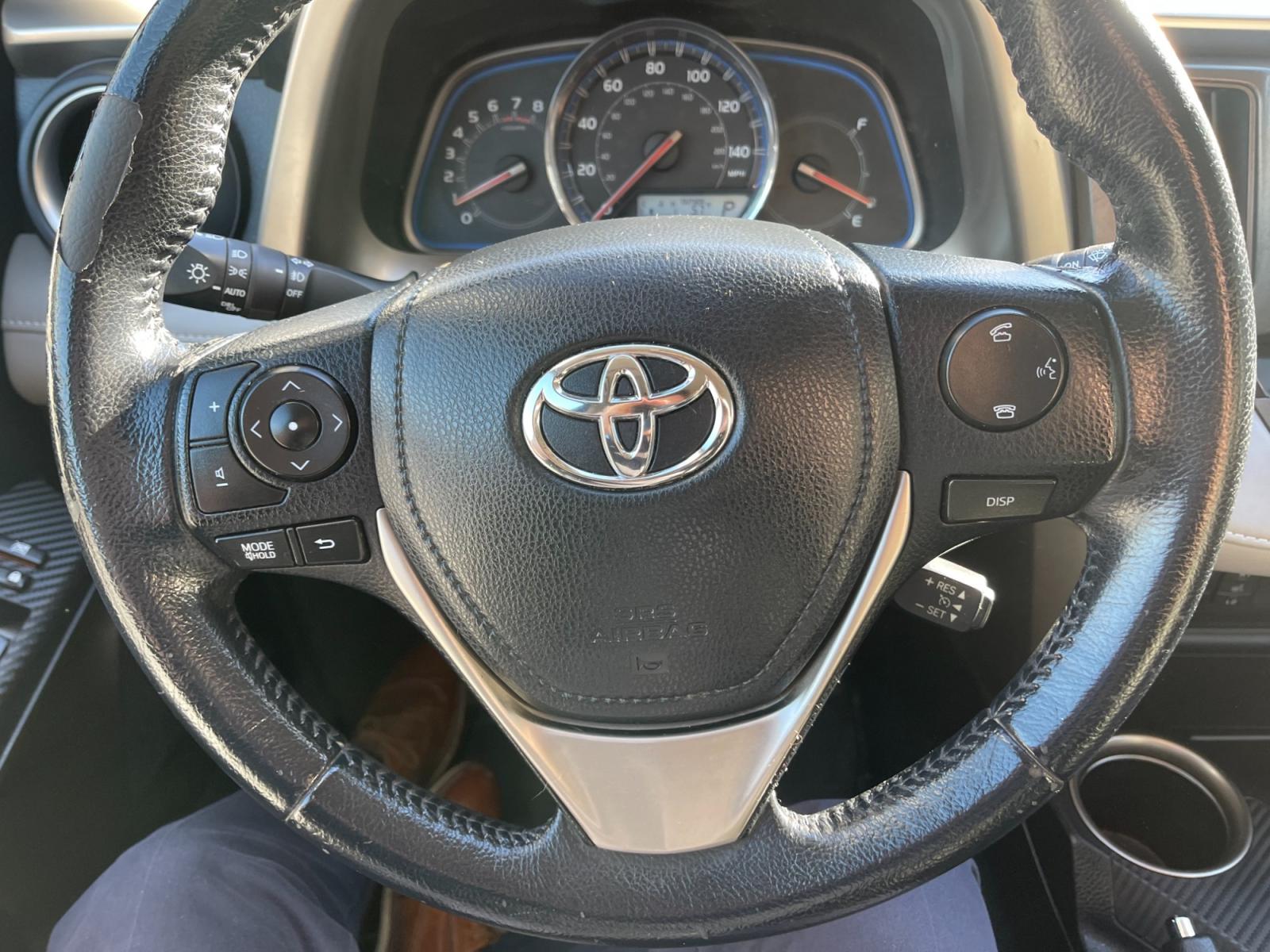 2015 Gray /Black Toyota RAV4 Limited AWD (JTMDFREV3FD) with an 2.5L I4 DOHC 16V engine, 6-Speed Automatic transmission, located at 547 E. Main St., Orwell, OH, 44076, (440) 437-5893, 41.535435, -80.847855 - This 2015 Toyota RAV4 Limited AWD is a reliable crossover SUV that offers a comfortable ride, spacious cabin, and good fuel economy. It is equipped with a 2.5-liter four-cylinder engine that delivers 176 horsepower, paired with a six-speed automatic transmission. The all-wheel-drive system provides - Photo #26
