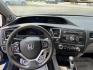 2013 Blue /Gray Honda Civic EX Coupe 5-Speed AT (2HGFG3B87DH) with an 1.8L I4 SOHC 16V engine, Automatic transmission, located at 11115 Chardon Rd. , Chardon, OH, 44024, (440) 214-9705, 41.580246, -81.241943- Photo#19