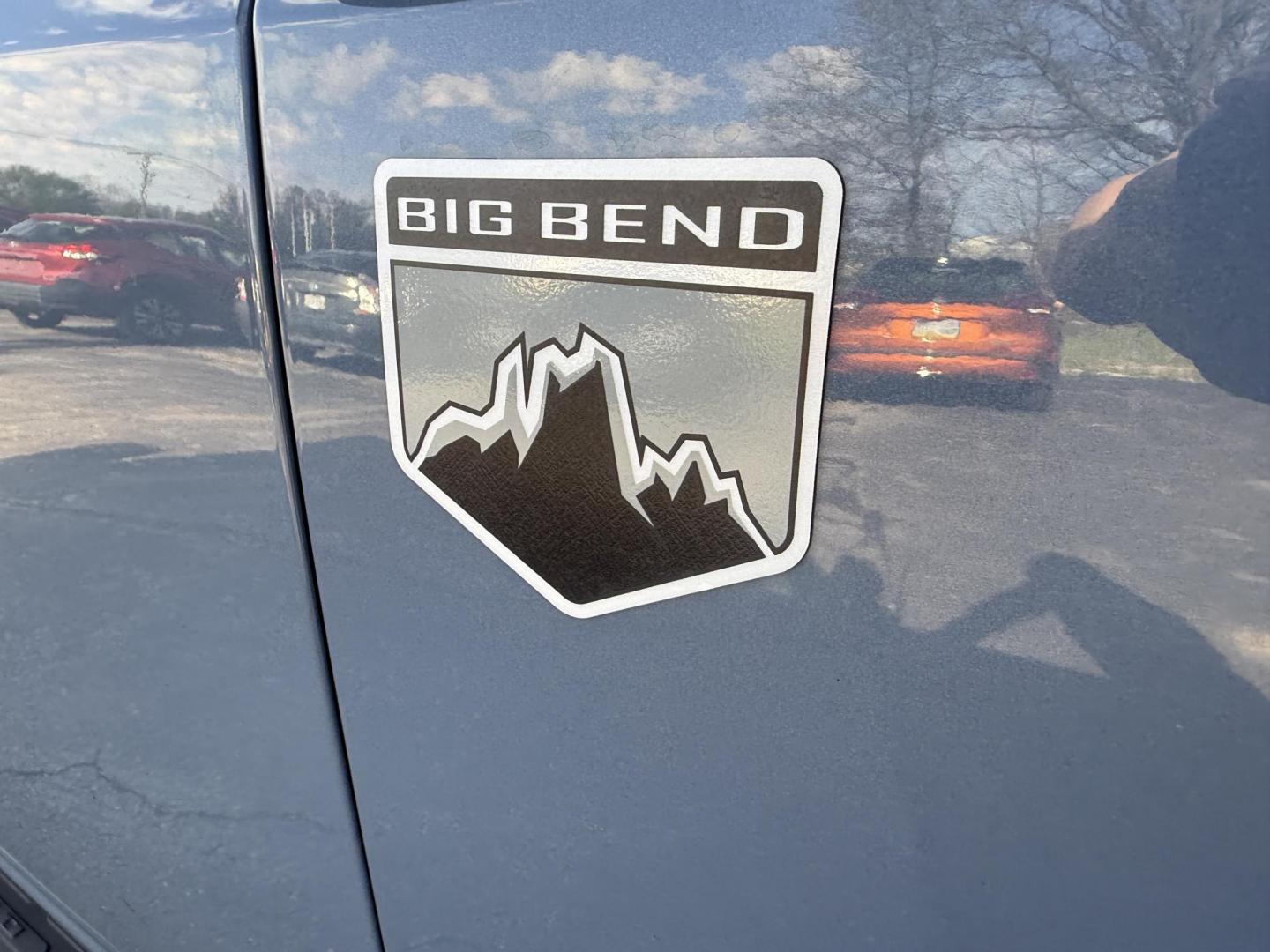 2023 Blue /Tan Ford Bronco Big Bend 4-Door (1FMEE5BP3PL) with an 2.7L V6 DOHC 24V TWIN TURBO engine, Automatic transmission, located at 547 E. Main St., Orwell, OH, 44076, (440) 437-5893, 41.535435, -80.847855 - 2023 Ford Bronco Big Bend – Adventure-Ready with 2.7L Twin-Turbo Power and Fresh Off-Road Tires! This 2023 Ford Bronco Big Bend is a clean, capable 4-door ready to take on trails, sand, snow, or daily drives! Powered by the strong 2.7L Twin-Turbo EcoBoost V6 engine paired with a smooth 10-speed a - Photo#6