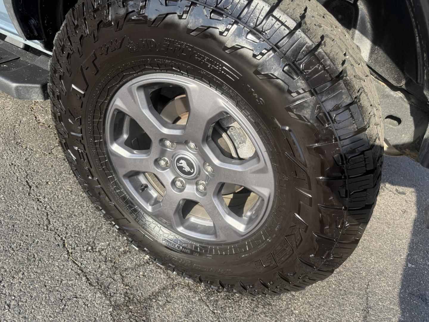 2023 Blue /Tan Ford Bronco Big Bend 4-Door (1FMEE5BP3PL) with an 2.7L V6 DOHC 24V TWIN TURBO engine, Automatic transmission, located at 547 E. Main St., Orwell, OH, 44076, (440) 437-5893, 41.535435, -80.847855 - 2023 Ford Bronco Big Bend – Adventure-Ready with 2.7L Twin-Turbo Power and Fresh Off-Road Tires! This 2023 Ford Bronco Big Bend is a clean, capable 4-door ready to take on trails, sand, snow, or daily drives! Powered by the strong 2.7L Twin-Turbo EcoBoost V6 engine paired with a smooth 10-speed a - Photo#34