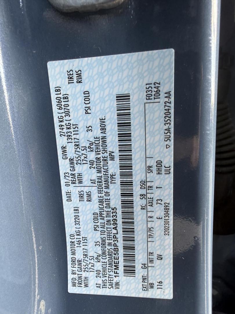 2023 Blue /Tan Ford Bronco Big Bend 4-Door (1FMEE5BP3PL) with an 2.7L V6 DOHC 24V TWIN TURBO engine, Automatic transmission, located at 547 E. Main St., Orwell, OH, 44076, (440) 437-5893, 41.535435, -80.847855 - 2023 Ford Bronco Big Bend – Adventure-Ready with 2.7L Twin-Turbo Power and Fresh Off-Road Tires! This 2023 Ford Bronco Big Bend is a clean, capable 4-door ready to take on trails, sand, snow, or daily drives! Powered by the strong 2.7L Twin-Turbo EcoBoost V6 engine paired with a smooth 10-speed a - Photo#38