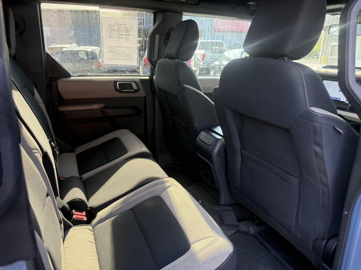 2023 Blue /Tan Ford Bronco Big Bend 4-Door (1FMEE5BP3PL) with an 2.7L V6 DOHC 24V TWIN TURBO engine, Automatic transmission, located at 547 E. Main St., Orwell, OH, 44076, (440) 437-5893, 41.535435, -80.847855 - 2023 Ford Bronco Big Bend – Adventure-Ready with 2.7L Twin-Turbo Power and Fresh Off-Road Tires! This 2023 Ford Bronco Big Bend is a clean, capable 4-door ready to take on trails, sand, snow, or daily drives! Powered by the strong 2.7L Twin-Turbo EcoBoost V6 engine paired with a smooth 10-speed a - Photo#41