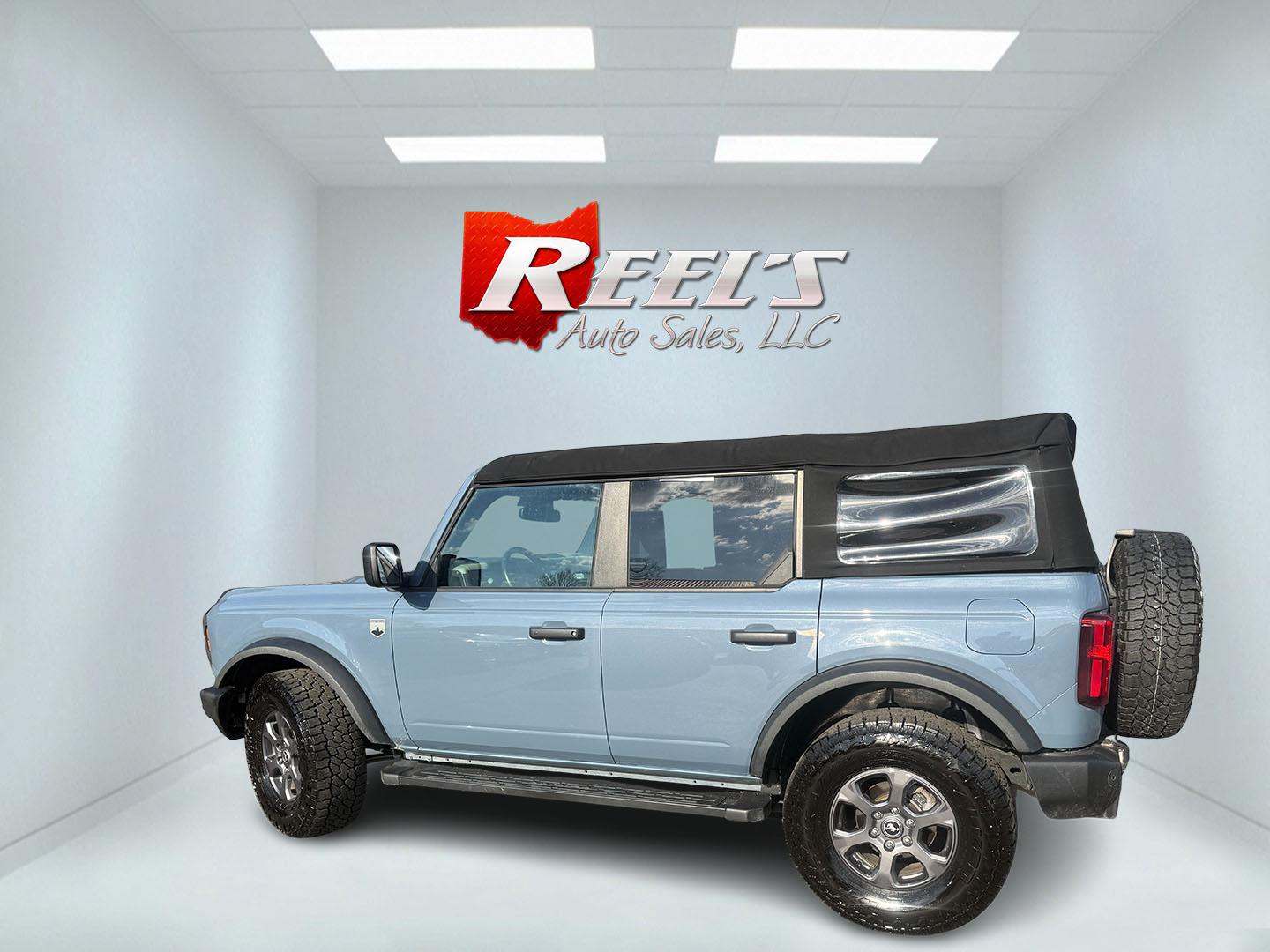 2023 Blue /Tan Ford Bronco Big Bend 4-Door (1FMEE5BP3PL) with an 2.7L V6 DOHC 24V TWIN TURBO engine, Automatic transmission, located at 547 E. Main St., Orwell, OH, 44076, (440) 437-5893, 41.535435, -80.847855 - 2023 Ford Bronco Big Bend – Adventure-Ready with 2.7L Twin-Turbo Power and Fresh Off-Road Tires! This 2023 Ford Bronco Big Bend is a clean, capable 4-door ready to take on trails, sand, snow, or daily drives! Powered by the strong 2.7L Twin-Turbo EcoBoost V6 engine paired with a smooth 10-speed a - Photo#33