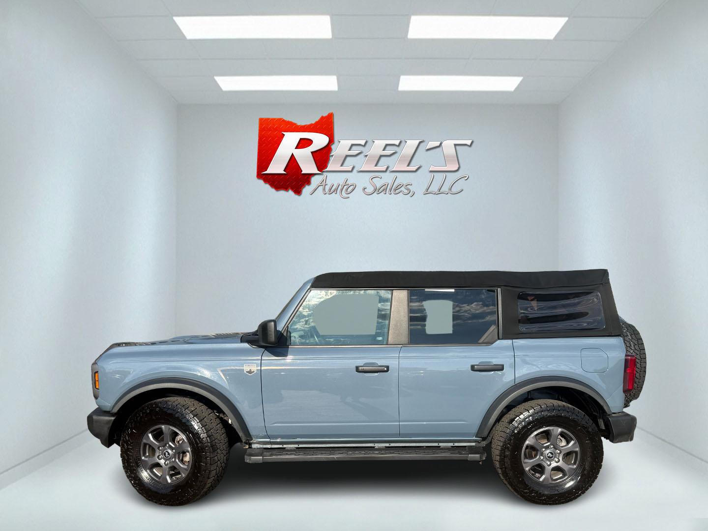 2023 Blue /Tan Ford Bronco Big Bend 4-Door (1FMEE5BP3PL) with an 2.7L V6 DOHC 24V TWIN TURBO engine, Automatic transmission, located at 547 E. Main St., Orwell, OH, 44076, (440) 437-5893, 41.535435, -80.847855 - 2023 Ford Bronco Big Bend – Adventure-Ready with 2.7L Twin-Turbo Power and Fresh Off-Road Tires! This 2023 Ford Bronco Big Bend is a clean, capable 4-door ready to take on trails, sand, snow, or daily drives! Powered by the strong 2.7L Twin-Turbo EcoBoost V6 engine paired with a smooth 10-speed a - Photo#35