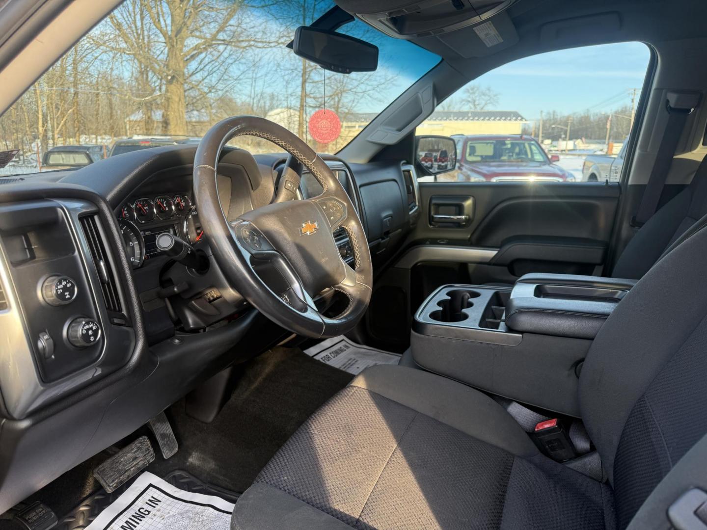 2014 Gray /Black Chevrolet Silverado 1500 LT Crew Cab 4WD (3GCUKREC7EG) with an 5.3L V8 OHV 16V engine, Automatic transmission, located at 547 E. Main St., Orwell, OH, 44076, (440) 437-5893, 41.535435, -80.847855 - 2014 Chevrolet Silverado 1500 LT Crew Cab 4WD – Full-Size Muscle, Serious Towing Power, and Ready for the Whole Crew! This tough 2014 Chevrolet Silverado 1500 LT Crew Cab 4WD is built to dominate work sites, trails, and highways! The proven 5.3L EcoTec3 V8 engine roars through a smooth 6-speed au - Photo#6