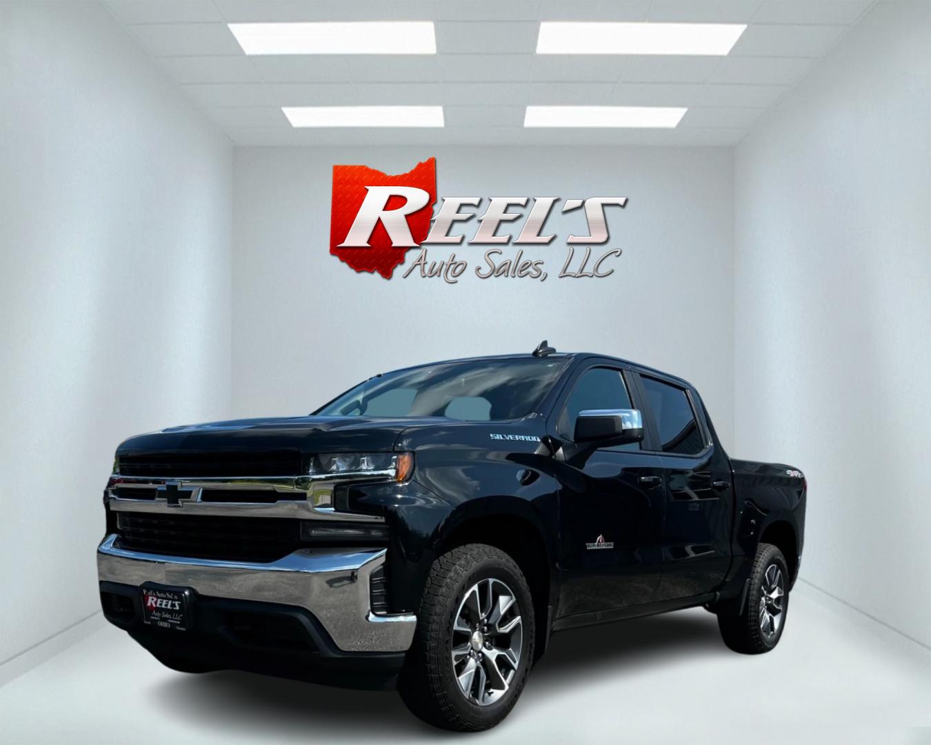 2019 Black /Black Chevrolet Silverado 1500 LT Crew Cab 4WD (1GCUYDEDXKZ) with an 5.3L V8 OHV 16V engine, 8-Speed Automatic transmission, located at 11115 Chardon Rd. , Chardon, OH, 44024, (440) 214-9705, 41.580246, -81.241943 - Photo#0