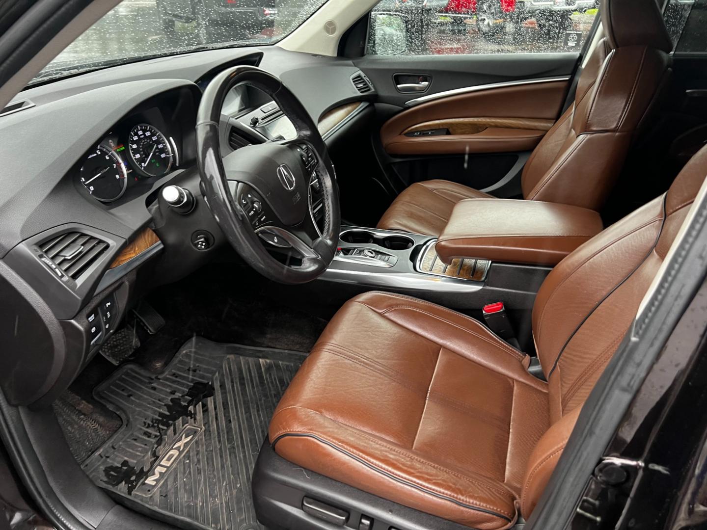 2017 Black /Brown Acura MDX SH-AWD w/Advance and Entertainment (5FRYD4H91HB) with an 3.5L V6 SOHC 24V engine, 9-Speed Automatic transmission, located at 11115 Chardon Rd. , Chardon, OH, 44024, (440) 214-9705, 41.580246, -81.241943 - Photo#15