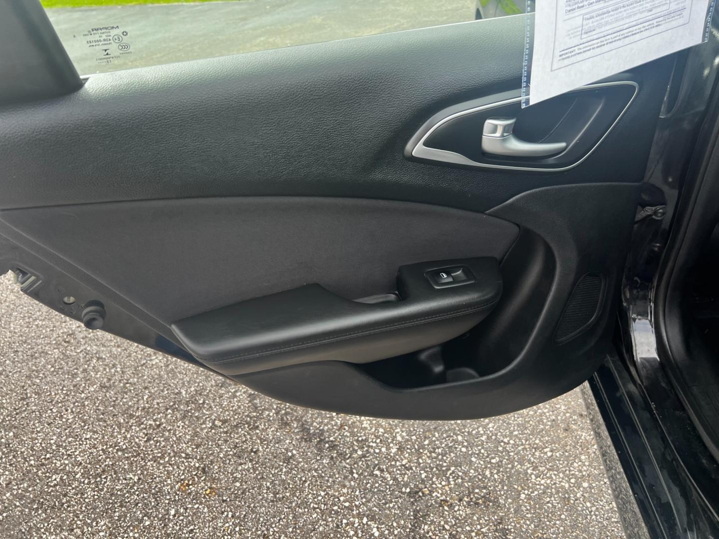2016 Green /Black Chrysler 200 Limited (1C3CCCABXGN) with an 2.4L I4 SOHC 16V engine, 9A transmission, located at 547 E. Main St., Orwell, OH, 44076, (440) 437-5893, 41.535435, -80.847855 - Photo#27