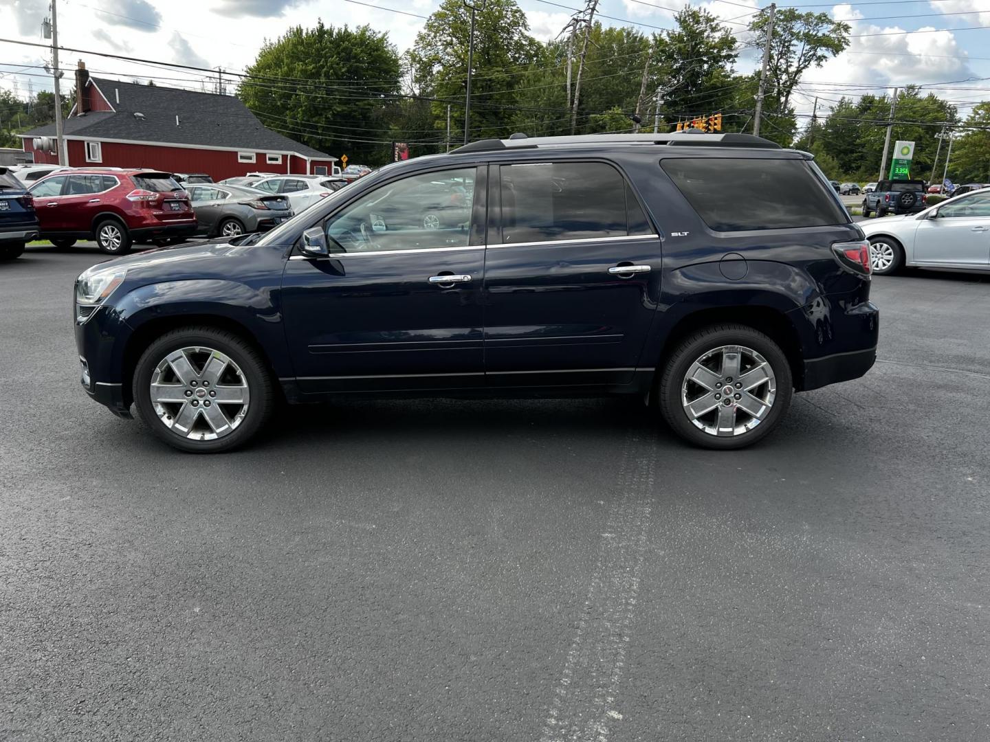 2017 Blue /Black GMC Acadia SLT-2 AWD (1GKKVSKD4HJ) with an 3.6L V6 DOHC 24V engine, 6-Speed Automatic transmission, located at 547 E. Main St., Orwell, OH, 44076, (440) 437-5893, 41.535435, -80.847855 - This 2017 GMC Acadia Limited SLT-2 AWD is a well-equipped midsize SUV offering a blend of comfort, performance, and advanced features. It boasts a powerful 3.6-liter V6 engine producing 281 horsepower, paired with a 6-speed automatic transmission and all-wheel drive. The vehicle offers a luxurious i - Photo#14