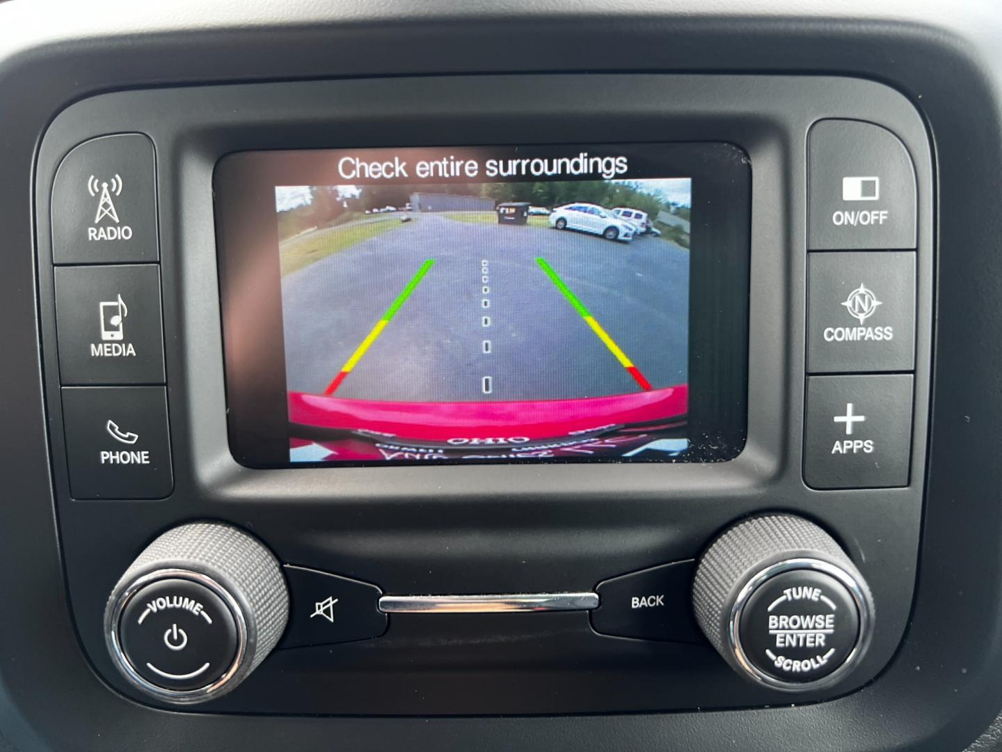 2017 Red /Black Jeep Renegade Latitude 4WD (ZACCJBBB8HP) with an 2.4L I4 DOHC 16V engine, 9-Speed Automatic transmission, located at 547 E. Main St., Orwell, OH, 44076, (440) 437-5893, 41.535435, -80.847855 - Photo#21