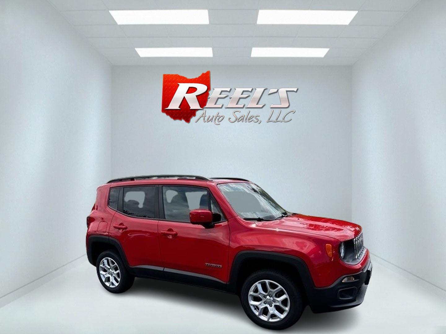 2017 Red /Black Jeep Renegade Latitude 4WD (ZACCJBBB8HP) with an 2.4L I4 DOHC 16V engine, 9-Speed Automatic transmission, located at 547 E. Main St., Orwell, OH, 44076, (440) 437-5893, 41.535435, -80.847855 - Photo#3