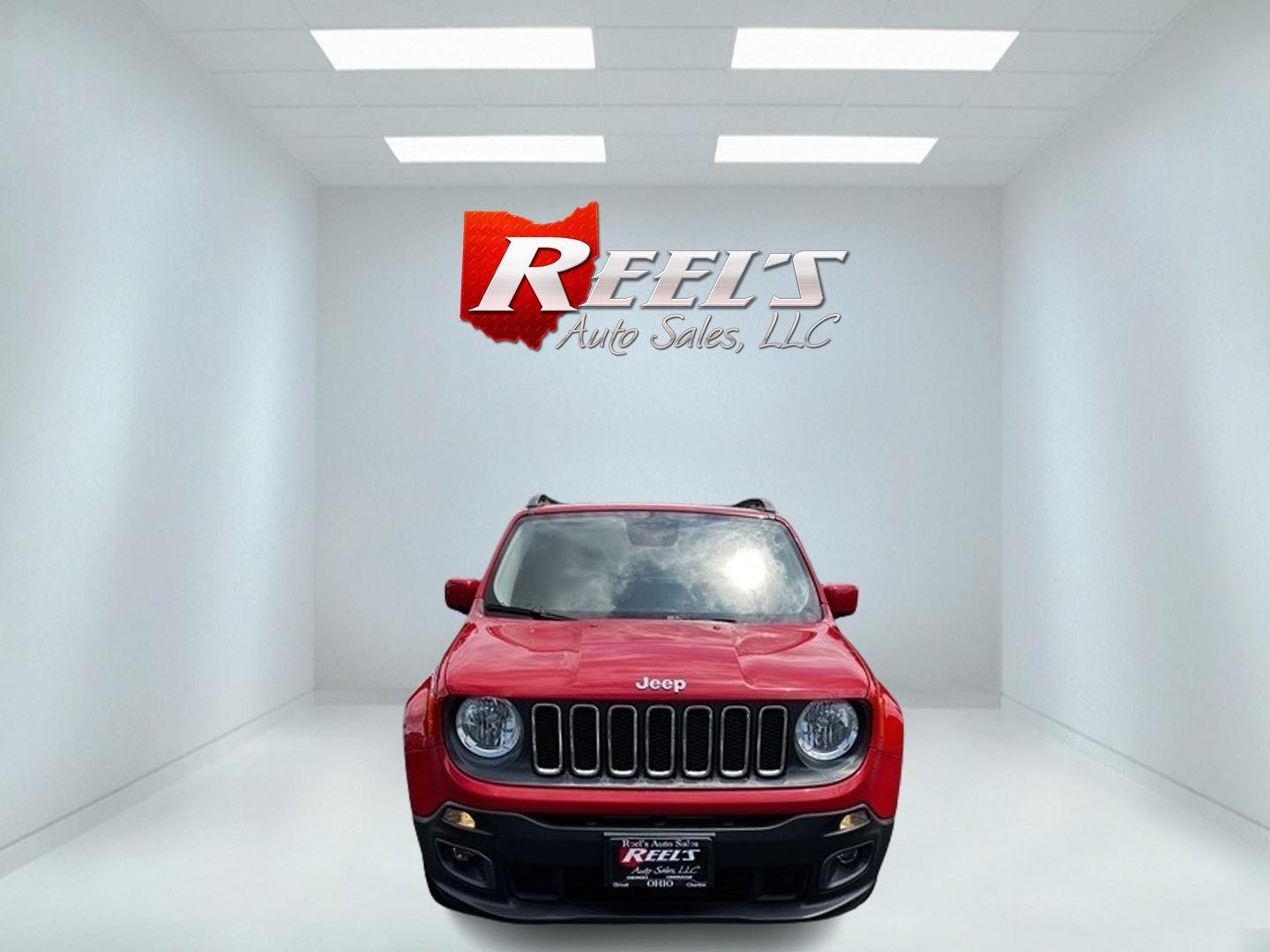 2017 Red /Black Jeep Renegade Latitude 4WD (ZACCJBBB8HP) with an 2.4L I4 DOHC 16V engine, 9-Speed Automatic transmission, located at 547 E. Main St., Orwell, OH, 44076, (440) 437-5893, 41.535435, -80.847855 - Photo#1