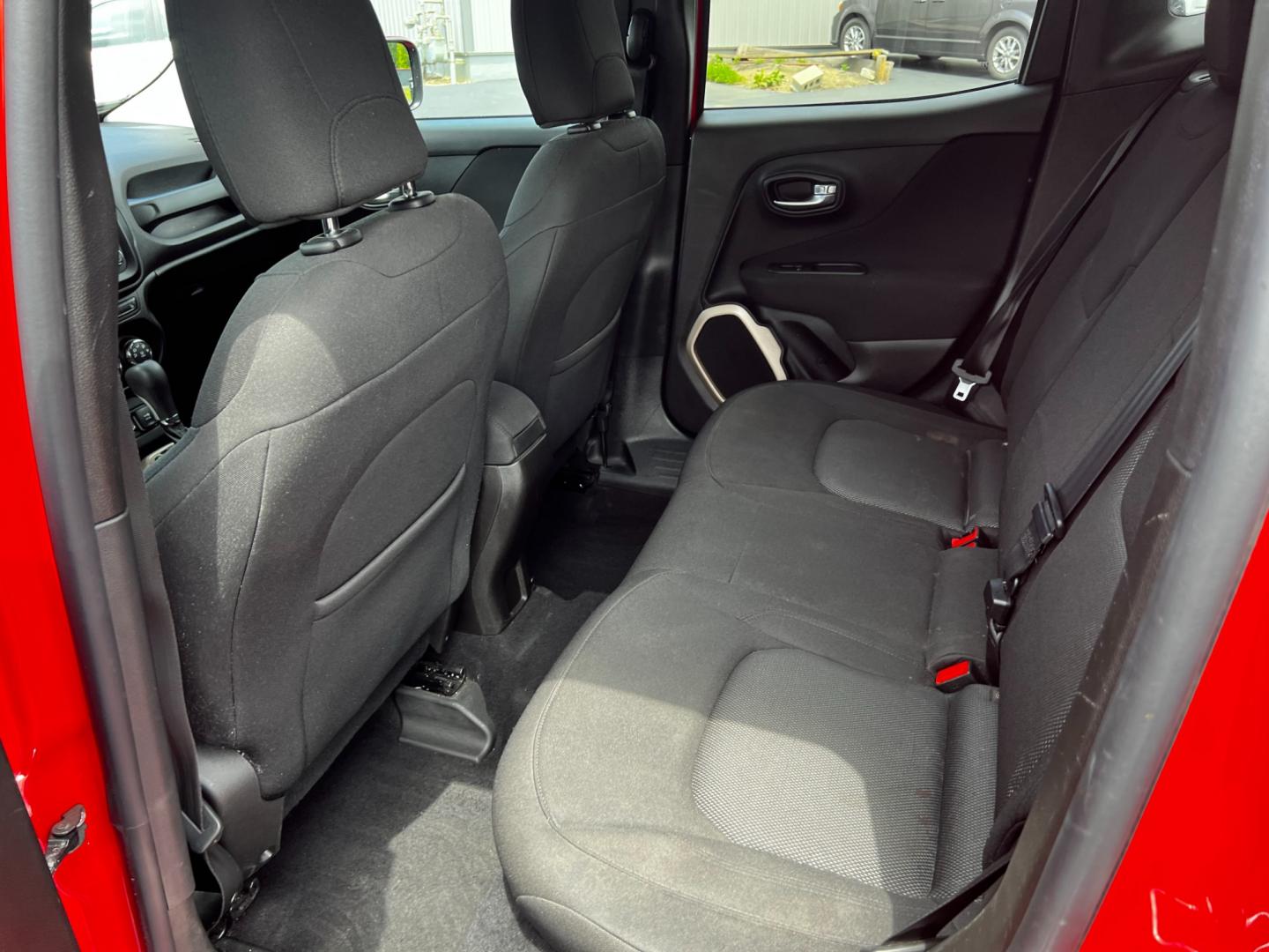 2017 Red /Black Jeep Renegade Latitude 4WD (ZACCJBBB8HP) with an 2.4L I4 DOHC 16V engine, 9-Speed Automatic transmission, located at 547 E. Main St., Orwell, OH, 44076, (440) 437-5893, 41.535435, -80.847855 - Photo#28