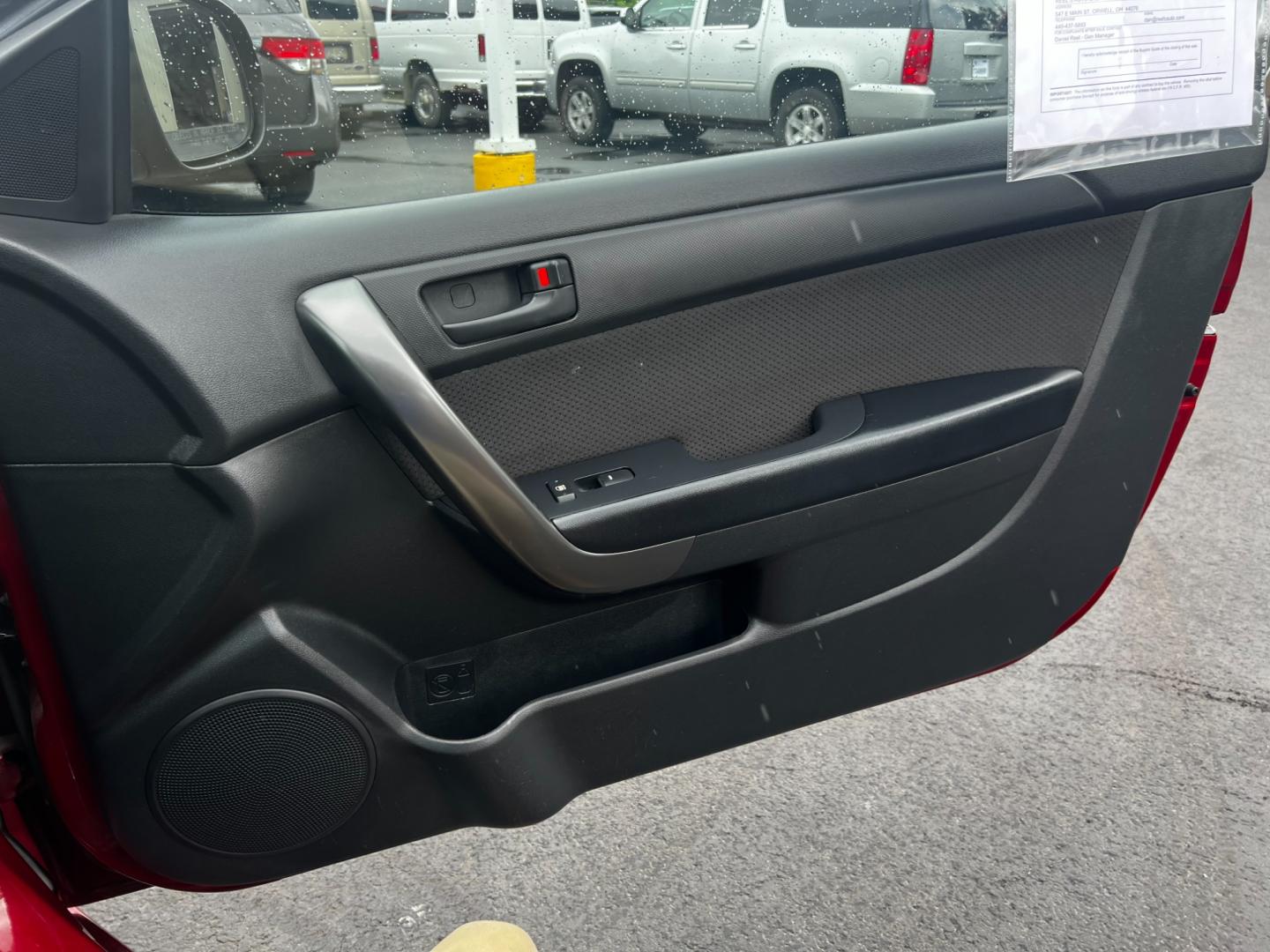 2010 Red /Black Kia Forte Koup EX (KNAFU6A29A5) with an 2.0L I4 DOHC 16V engine, 4 Speed Auto transmission, located at 547 E. Main St., Orwell, OH, 44076, (440) 437-5893, 41.535435, -80.847855 - Photo#29