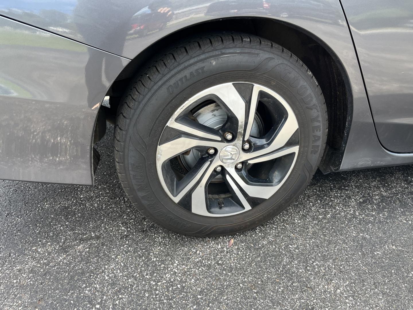 2016 Gray /Gray Honda Accord LX Sedan CVT (1HGCR2F34GA) with an 2.4L I4 DOHC 16V engine, Automatic transmission, located at 11115 Chardon Rd. , Chardon, OH, 44024, (440) 214-9705, 41.580246, -81.241943 - 2016 Honda Accord LX – Efficient, Reliable Everyday Sedan Comfort If you want a midsize sedan that is easy to own and easy to live with, this 2016 Honda Accord LX is a practical choice. The proven 2.4L K24 engine delivers smooth everyday power and a strong 36 MPG highway rating, while ECO Mode an- Photo#7