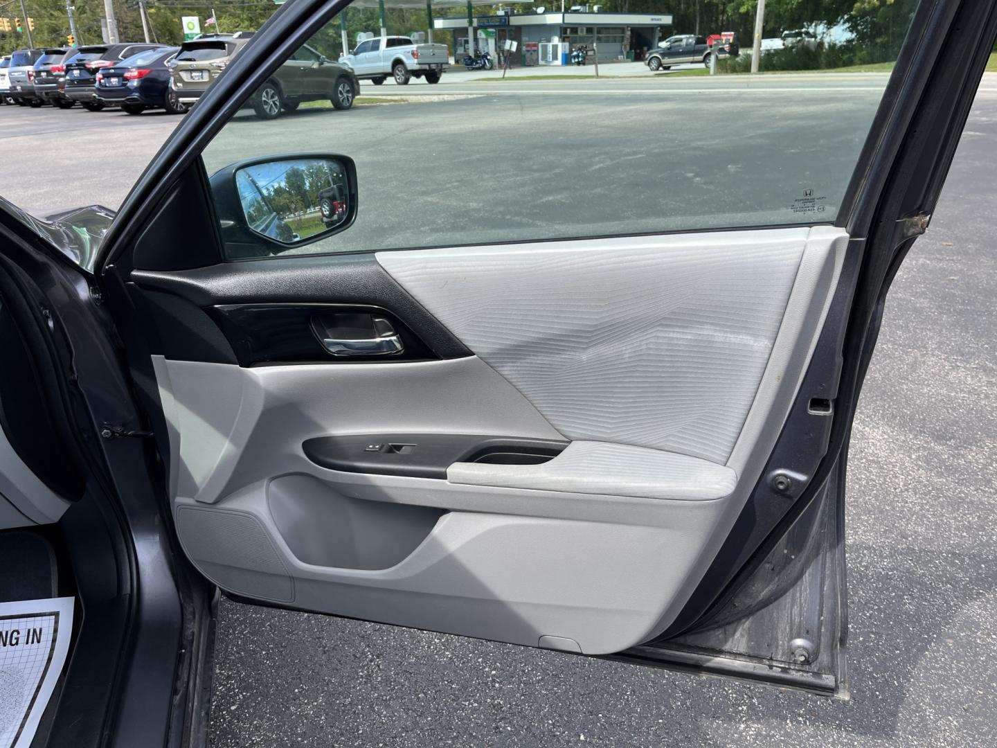 2016 Gray /Gray Honda Accord LX Sedan CVT (1HGCR2F34GA) with an 2.4L I4 DOHC 16V engine, Automatic transmission, located at 11115 Chardon Rd. , Chardon, OH, 44024, (440) 214-9705, 41.580246, -81.241943 - 2016 Honda Accord LX – Efficient, Reliable Everyday Sedan Comfort If you want a midsize sedan that is easy to own and easy to live with, this 2016 Honda Accord LX is a practical choice. The proven 2.4L K24 engine delivers smooth everyday power and a strong 36 MPG highway rating, while ECO Mode an- Photo#29