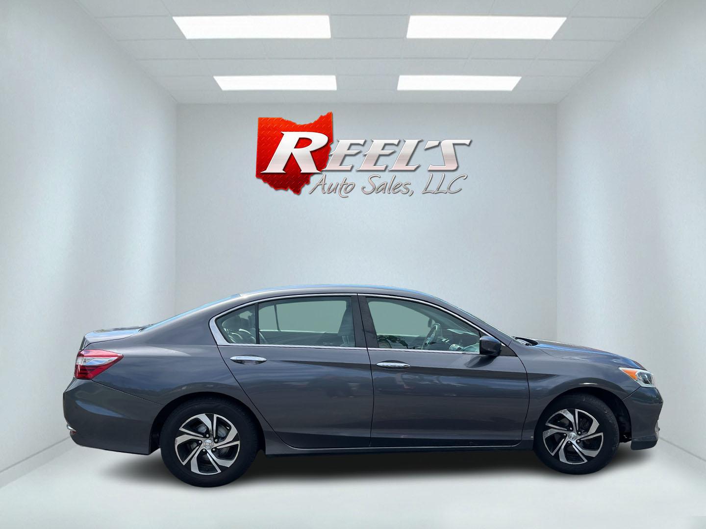 2016 Gray /Gray Honda Accord LX Sedan CVT (1HGCR2F34GA) with an 2.4L I4 DOHC 16V engine, Automatic transmission, located at 11115 Chardon Rd. , Chardon, OH, 44024, (440) 214-9705, 41.580246, -81.241943 - 2016 Honda Accord LX – Efficient, Reliable Everyday Sedan Comfort If you want a midsize sedan that is easy to own and easy to live with, this 2016 Honda Accord LX is a practical choice. The proven 2.4L K24 engine delivers smooth everyday power and a strong 36 MPG highway rating, while ECO Mode an- Photo#5