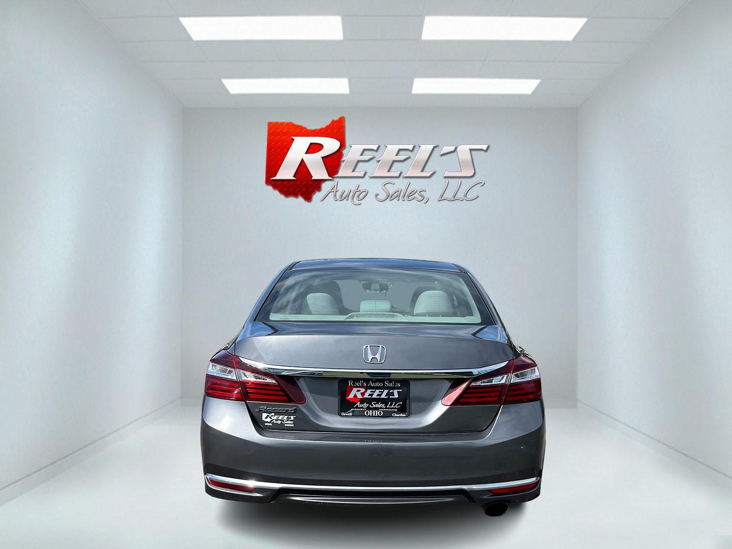 2016 Gray /Gray Honda Accord LX Sedan CVT (1HGCR2F34GA) with an 2.4L I4 DOHC 16V engine, Automatic transmission, located at 11115 Chardon Rd. , Chardon, OH, 44024, (440) 214-9705, 41.580246, -81.241943 - 2016 Honda Accord LX – Efficient, Reliable Everyday Sedan Comfort If you want a midsize sedan that is easy to own and easy to live with, this 2016 Honda Accord LX is a practical choice. The proven 2.4L K24 engine delivers smooth everyday power and a strong 36 MPG highway rating, while ECO Mode an- Photo#8
