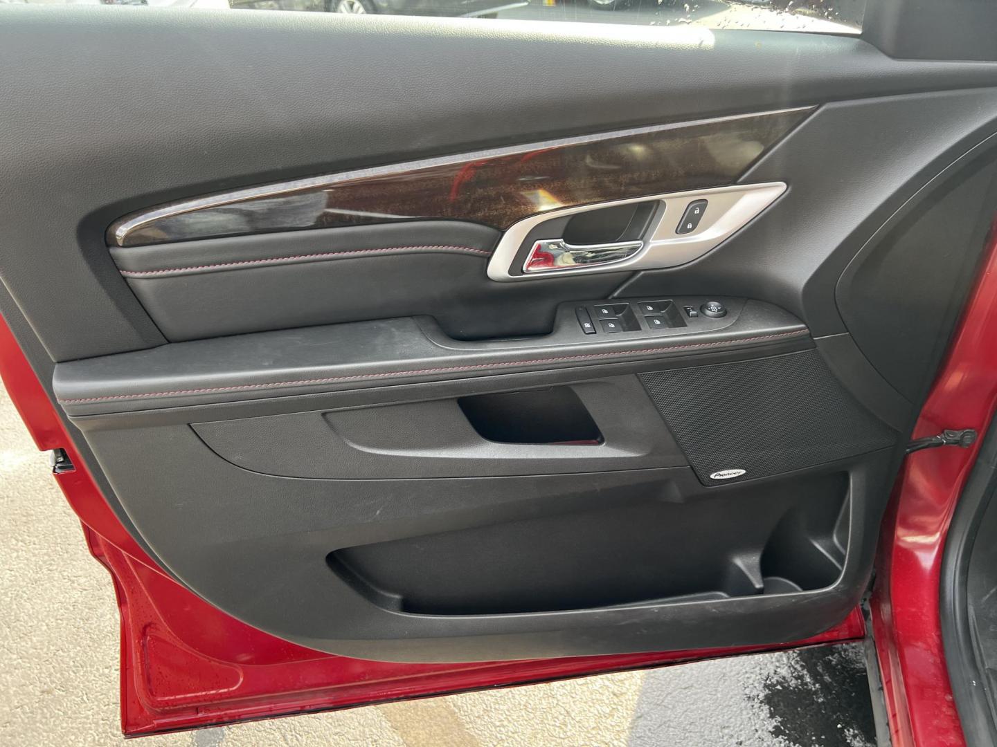 2015 Red /Black GMC Terrain Denali AWD (2GKFLZE37F6) with an 3.6L V6 DOHC 24V engine, 6-Speed Automatic transmission, located at 547 E. Main St., Orwell, OH, 44076, (440) 437-5893, 41.535435, -80.847855 - This One Owner 2015 GMC Terrain Denali AWD is a well-equipped compact SUV featuring a powerful 3.6L V6 engine producing 301 horsepower, paired with a 6-speed automatic transmission. This luxury trim offers leather interior, power front seats with heating, and a 9-speaker 250-watt Pioneer sound syste - Photo#16