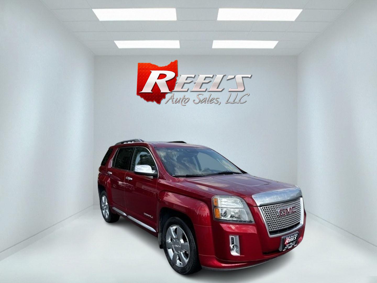 2015 Red /Black GMC Terrain Denali AWD (2GKFLZE37F6) with an 3.6L V6 DOHC 24V engine, 6-Speed Automatic transmission, located at 547 E. Main St., Orwell, OH, 44076, (440) 437-5893, 41.535435, -80.847855 - This One Owner 2015 GMC Terrain Denali AWD is a well-equipped compact SUV featuring a powerful 3.6L V6 engine producing 301 horsepower, paired with a 6-speed automatic transmission. This luxury trim offers leather interior, power front seats with heating, and a 9-speaker 250-watt Pioneer sound syste - Photo#2