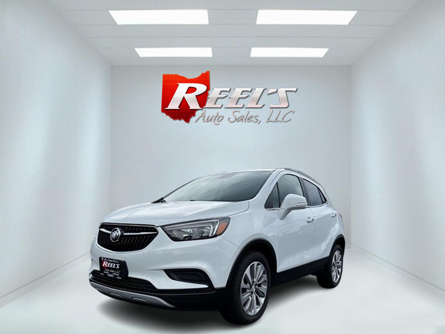 2017 White /Black Buick Encore Preferred FWD (KL4CJASB9HB) with an 1.4L I4 DOHC 16V TURBO engine, 6A transmission, located at 11115 Chardon Rd. , Chardon, OH, 44024, (440) 214-9705, 41.580246, -81.241943 - This 2017 Buick Encore Preferred FWD is a compact SUV fitted with a 1.4-liter Turbocharged I4 EcoTec engine and a 6-speed automatic transmission, offering practicality and efficiency with 33 MPG highway. It features modern conveniences such as a 8-inch touchscreen, Apple CarPlay, Android Auto, heate - Photo#0