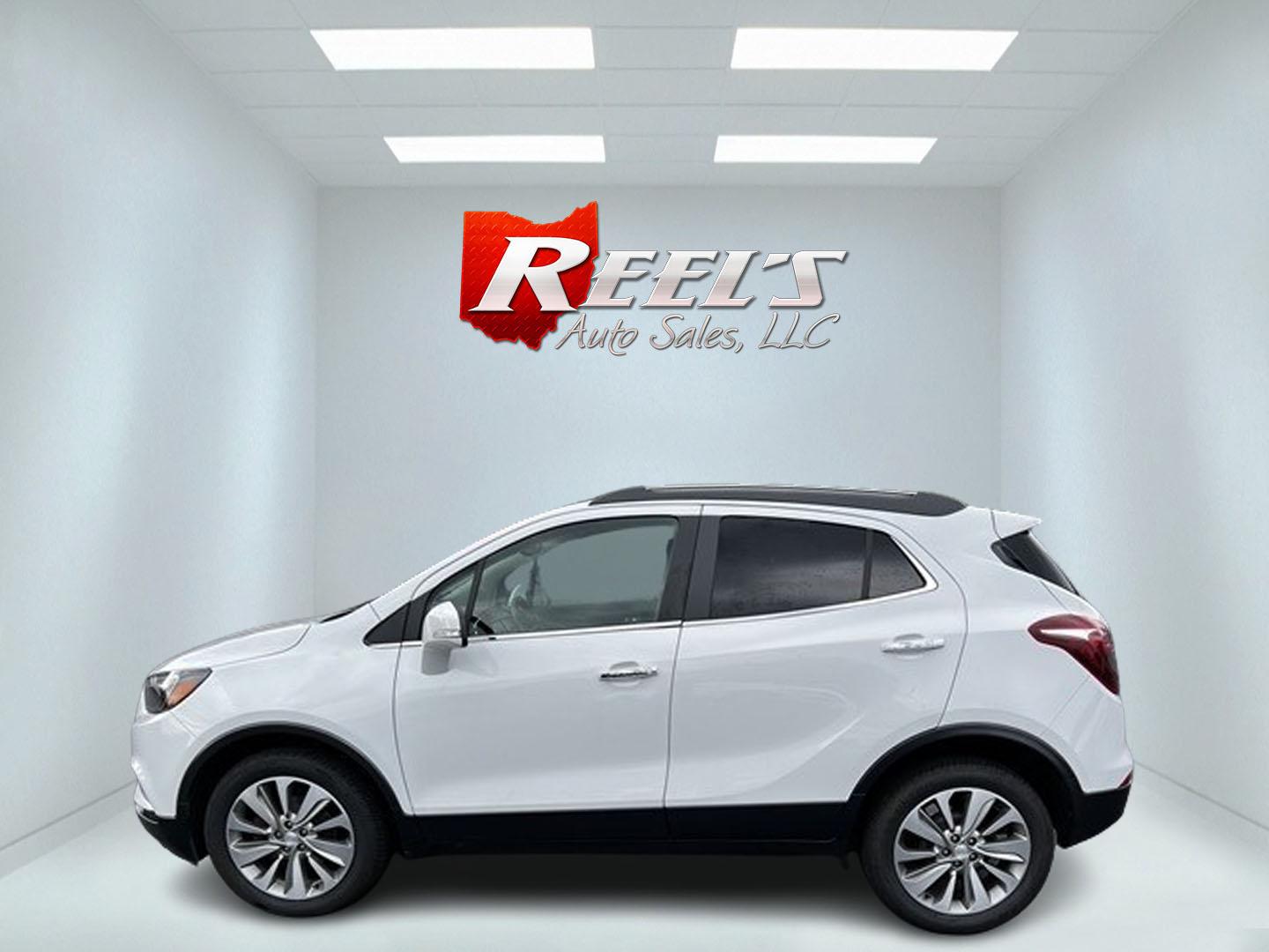 2017 White /Black Buick Encore Preferred FWD (KL4CJASB9HB) with an 1.4L I4 DOHC 16V TURBO engine, 6A transmission, located at 11115 Chardon Rd. , Chardon, OH, 44024, (440) 214-9705, 41.580246, -81.241943 - This 2017 Buick Encore Preferred FWD is a compact SUV fitted with a 1.4-liter Turbocharged I4 EcoTec engine and a 6-speed automatic transmission, offering practicality and efficiency with 33 MPG highway. It features modern conveniences such as a 8-inch touchscreen, Apple CarPlay, Android Auto, heate - Photo#9