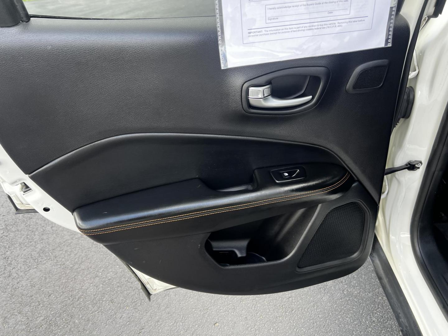 2018 White /Black Jeep Compass Limited 4WD (3C4NJDCB2JT) with an 2.4L I4 DOHC 16V engine, 9 Speed Automatic transmission, located at 547 E. Main St., Orwell, OH, 44076, (440) 437-5893, 41.535435, -80.847855 - Photo#37