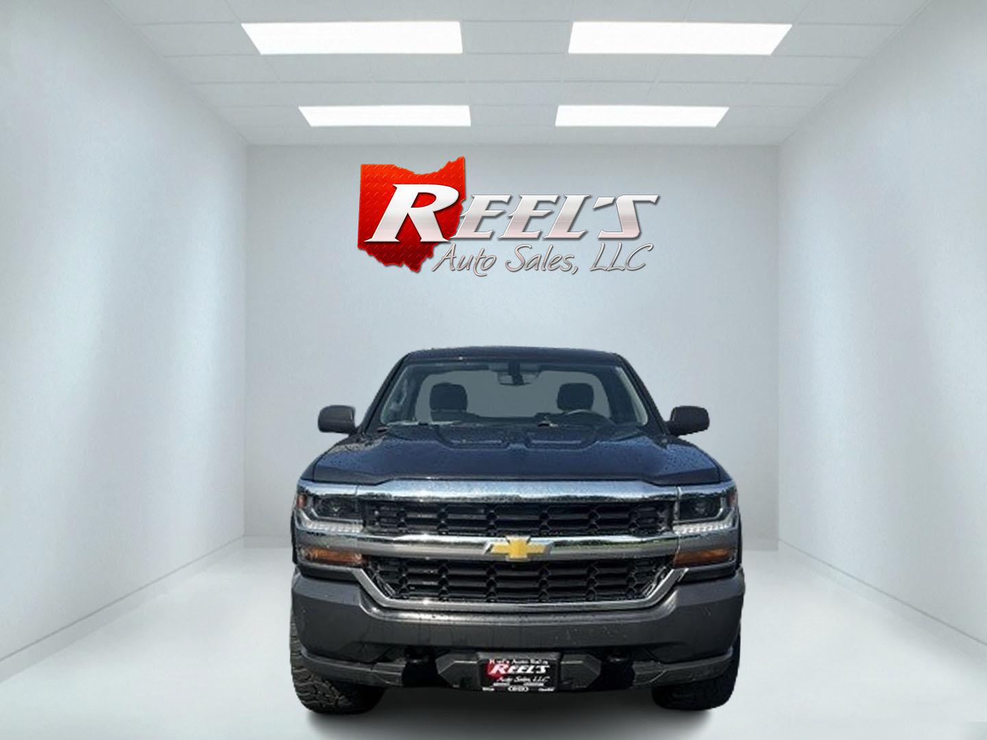 2016 Black /Gray Chevrolet Silverado 1500 Work Truck Short Box 4WD (1GCNKNEC3GZ) with an 5.3L V8 engine, 6A transmission, located at 11115 Chardon Rd. , Chardon, OH, 44024, (440) 214-9705, 41.580246, -81.241943 - Photo#1