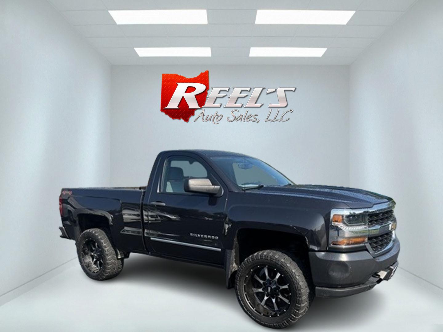 2016 Black /Gray Chevrolet Silverado 1500 Work Truck Short Box 4WD (1GCNKNEC3GZ) with an 5.3L V8 engine, 6A transmission, located at 11115 Chardon Rd. , Chardon, OH, 44024, (440) 214-9705, 41.580246, -81.241943 - Photo#3