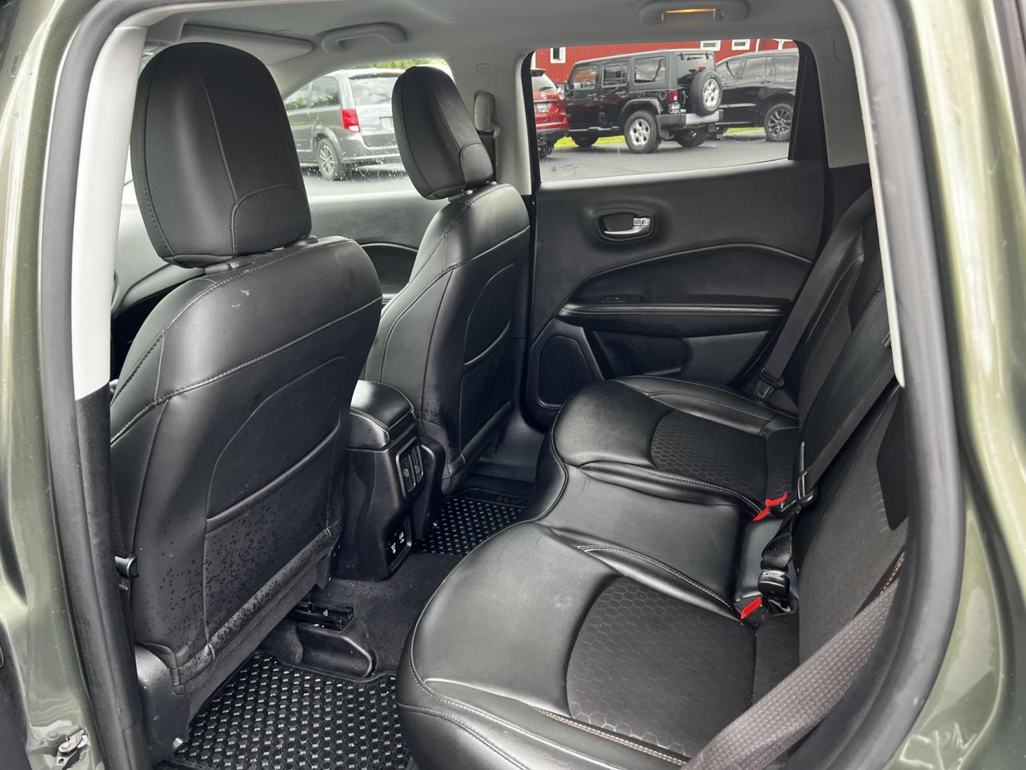 2021 Green /Black Jeep Compass Latitude 4WD (3C4NJDBB8MT) with an 2.4L I4 DOHC 16V engine, 9 Speed Automatic transmission, located at 547 E. Main St., Orwell, OH, 44076, (440) 437-5893, 41.535435, -80.847855 - Photo#32