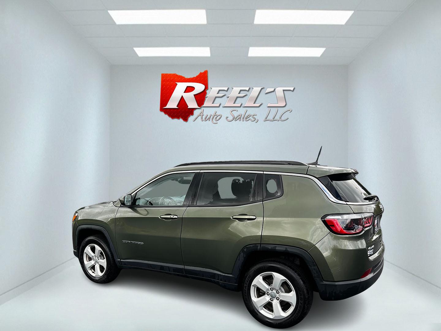 2021 Green /Black Jeep Compass Latitude 4WD (3C4NJDBB8MT) with an 2.4L I4 DOHC 16V engine, 9 Speed Automatic transmission, located at 547 E. Main St., Orwell, OH, 44076, (440) 437-5893, 41.535435, -80.847855 - Photo#22