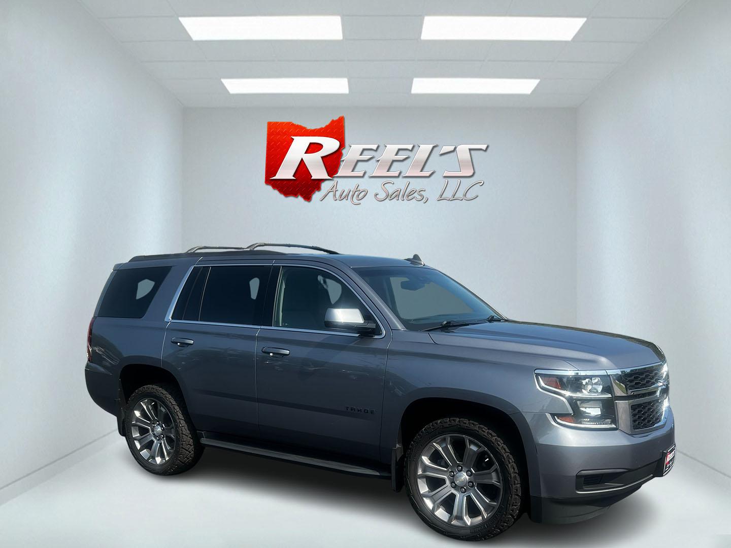 2018 Gray /Black Chevrolet Tahoe LS 4WD (1GNSKAKC2JR) with an 5.3L V8 OHV 16V engine, 6 Speed Automatic transmission, located at 547 E. Main St., Orwell, OH, 44076, (440) 437-5893, 41.535435, -80.847855 - This 2018 Chevrolet Tahoe LS 4WD is a robust and spacious full-size SUV that combines power and modern technology features. Equipped with a 5.3-liter Vortec V8 engine producing 355 horsepower and a 6-speed automatic transmission, it offers a towing capacity of 6,200 pounds, making it suitable for ha - Photo#3