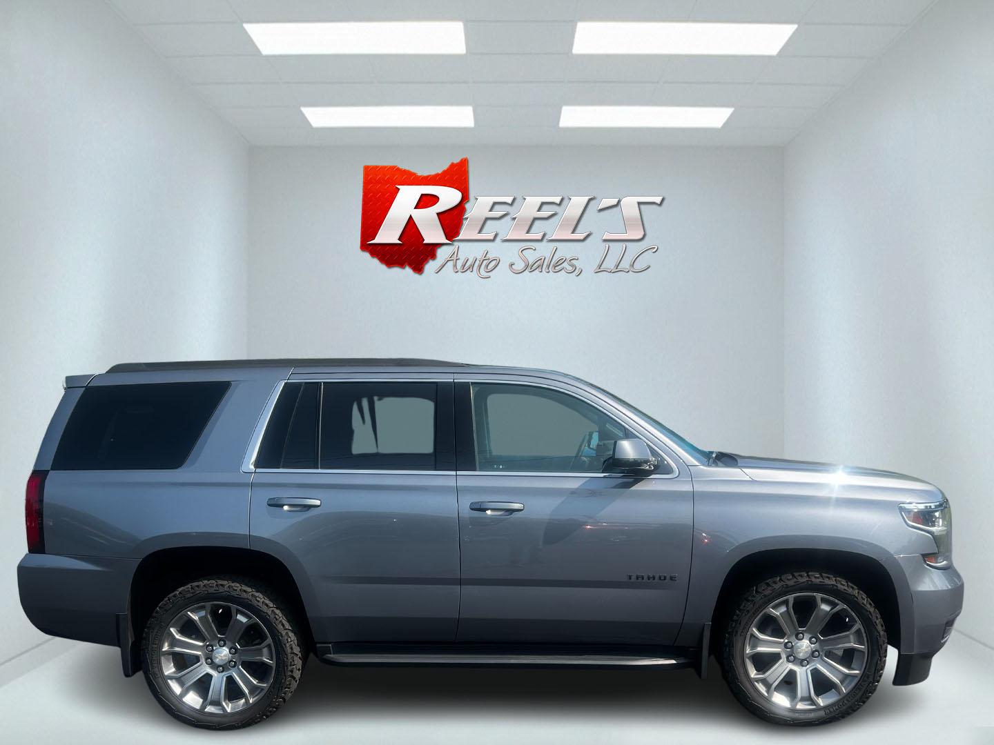 2018 Gray /Black Chevrolet Tahoe LS 4WD (1GNSKAKC2JR) with an 5.3L V8 OHV 16V engine, 6 Speed Automatic transmission, located at 547 E. Main St., Orwell, OH, 44076, (440) 437-5893, 41.535435, -80.847855 - This 2018 Chevrolet Tahoe LS 4WD is a robust and spacious full-size SUV that combines power and modern technology features. Equipped with a 5.3-liter Vortec V8 engine producing 355 horsepower and a 6-speed automatic transmission, it offers a towing capacity of 6,200 pounds, making it suitable for ha - Photo#4
