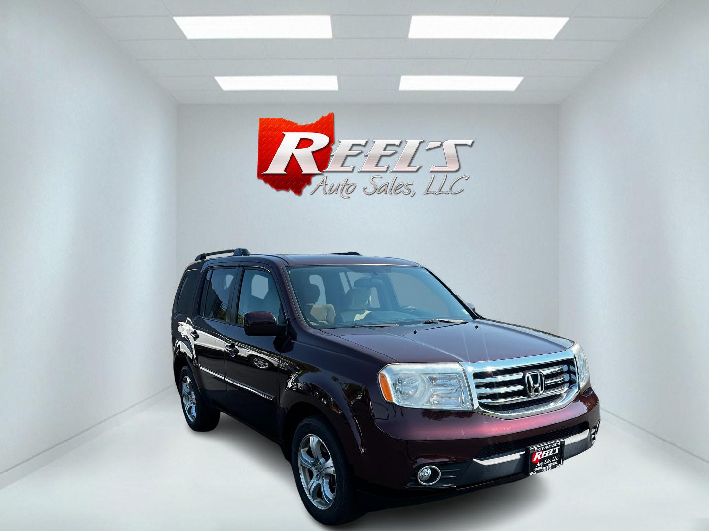 2013 Red /Tan Honda Pilot EX 4WD 5-Spd AT (5FNYF4H45DB) with an 3.5L V6 SOHC 24V engine, 5-Speed Automatic transmission, located at 11115 Chardon Rd. , Chardon, OH, 44024, (440) 214-9705, 41.580246, -81.241943 - Photo#2