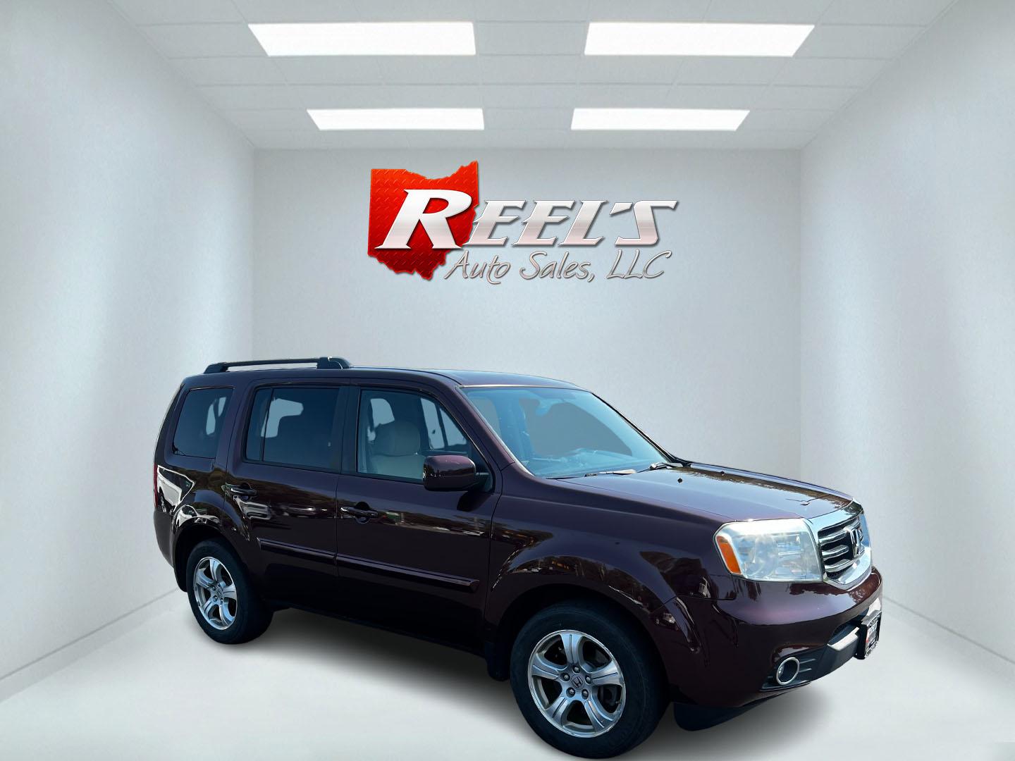 2013 Red /Tan Honda Pilot EX 4WD 5-Spd AT (5FNYF4H45DB) with an 3.5L V6 SOHC 24V engine, 5-Speed Automatic transmission, located at 11115 Chardon Rd. , Chardon, OH, 44024, (440) 214-9705, 41.580246, -81.241943 - Photo#3