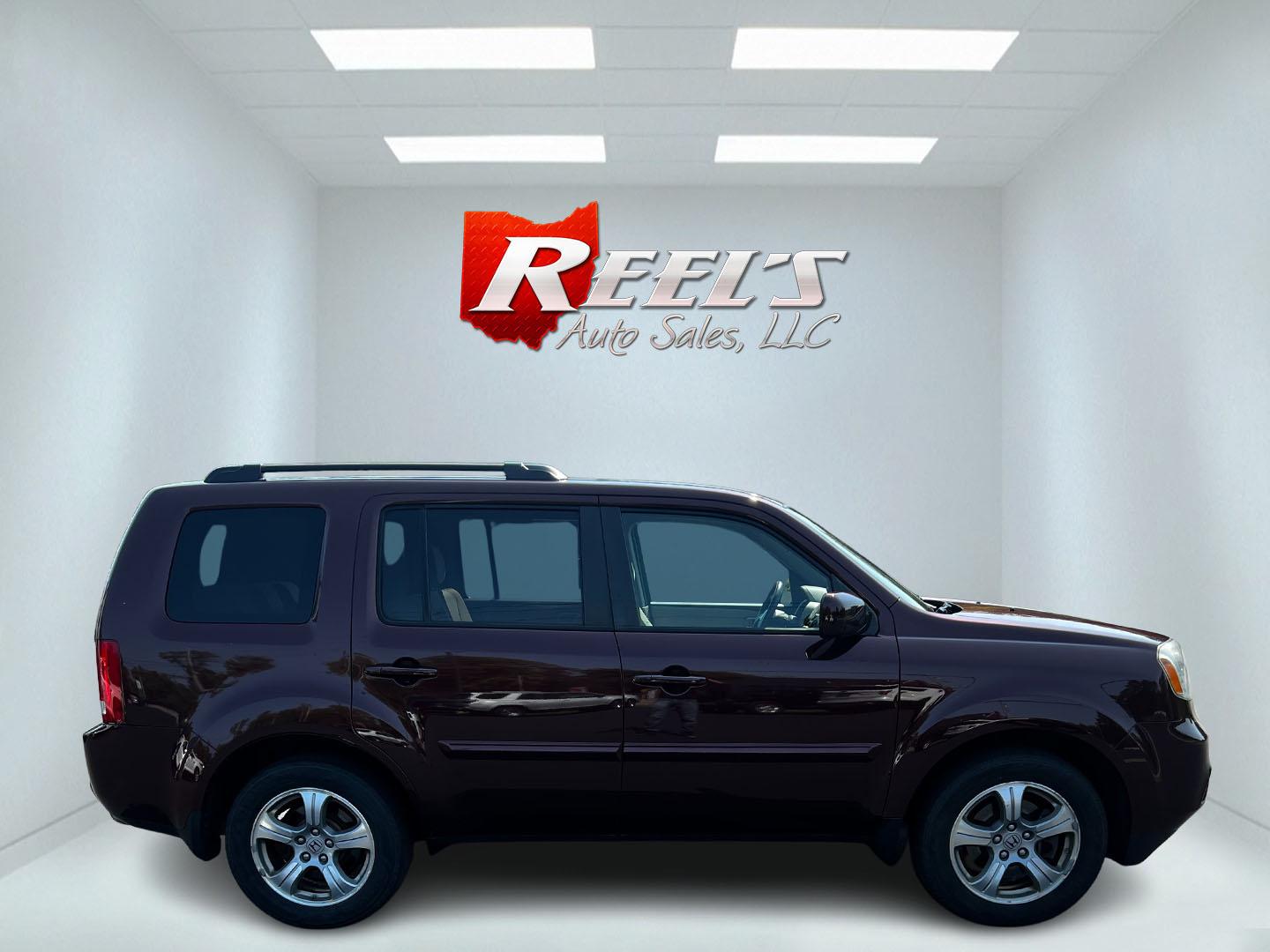 2013 Red /Tan Honda Pilot EX 4WD 5-Spd AT (5FNYF4H45DB) with an 3.5L V6 SOHC 24V engine, 5-Speed Automatic transmission, located at 11115 Chardon Rd. , Chardon, OH, 44024, (440) 214-9705, 41.580246, -81.241943 - Photo#4