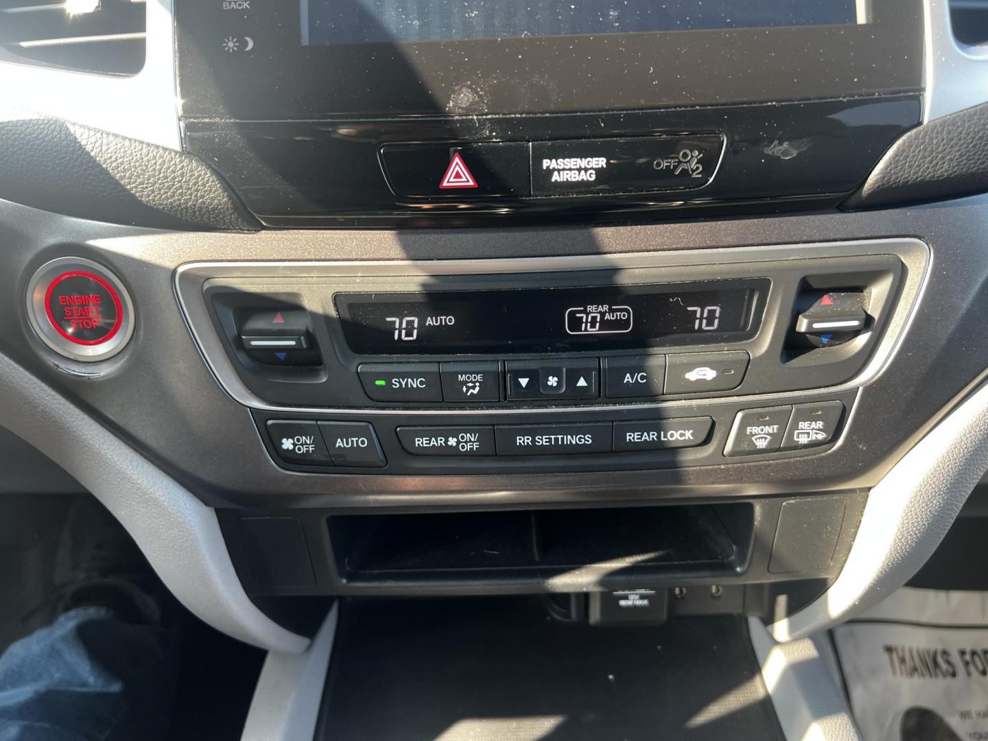 2017 Black /Gray Honda Pilot EX 4WD (5FNYF6H39HB) with an 3.5L V6 SOHC 24V engine, 6 Speed Auto transmission, located at 547 E. Main St., Orwell, OH, 44076, (440) 437-5893, 41.535435, -80.847855 - This 2017 Honda Pilot EX 4WD is a versatile and family-friendly SUV equipped with a 3.5L EarthDreams V6 engine and a 6-speed automatic transmission, offering a smooth driving experience and an efficient highway fuel economy of 26 MPG. It features LED daytime running lights and dusk-sensing headlight - Photo#30