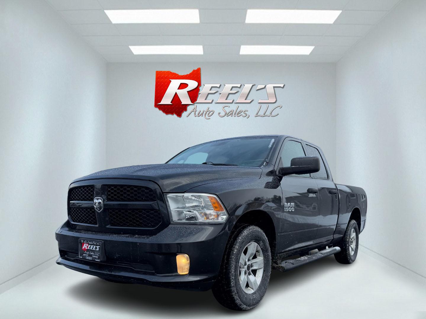 2016 Black /Black RAM 1500 Express Quad Cab 4WD (1C6RR7FG8GS) with an 3.6L V6 DOHC 24V FFV engine, 8-Speed Automatic transmission, located at 547 E. Main St., Orwell, OH, 44076, (440) 437-5893, 41.535435, -80.847855 - Photo#0