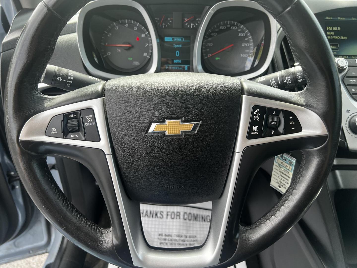 2014 Silver /Black Chevrolet Equinox 1LT 2WD (2GNALBEK0E6) with an 2.4L I4 DOHC 16V engine, 6-Speed Automatic transmission, located at 11115 Chardon Rd. , Chardon, OH, 44024, (440) 214-9705, 41.580246, -81.241943 - Photo#22