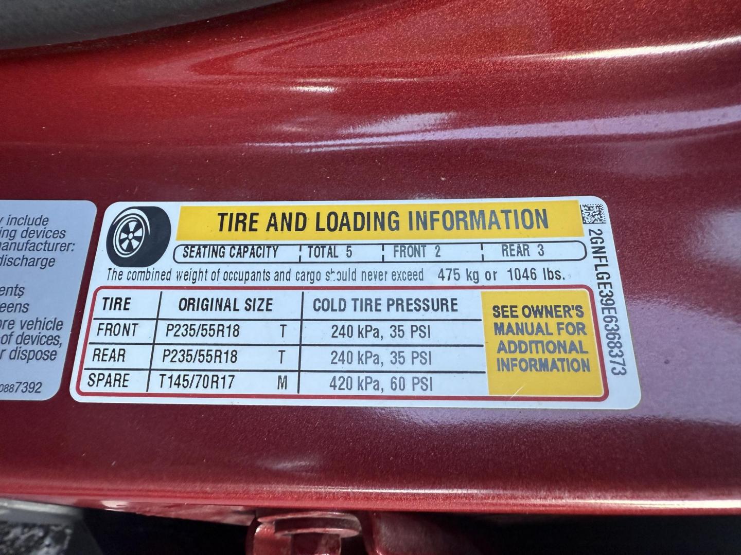 2014 Red /Gray Chevrolet Equinox 2LT AWD (2GNFLGE39E6) with an 3.6L V6 DOHC 24V engine, 6-Speed Automatic transmission, located at 547 E. Main St., Orwell, OH, 44076, (440) 437-5893, 41.535435, -80.847855 - 2014 Chevrolet Equinox 2LT AWD – Loaded, Versatile, and Ready for Any Road! Enjoy comfort, capability, and convenience in this well-equipped 2014 Chevrolet Equinox 2LT AWD. Powered by a strong 3.6L V6 engine and a smooth 6-speed automatic transmission, this Equinox delivers confident performance - Photo#22