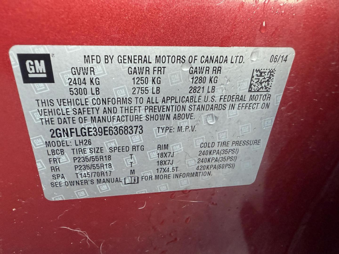 2014 Red /Gray Chevrolet Equinox 2LT AWD (2GNFLGE39E6) with an 3.6L V6 DOHC 24V engine, 6-Speed Automatic transmission, located at 547 E. Main St., Orwell, OH, 44076, (440) 437-5893, 41.535435, -80.847855 - 2014 Chevrolet Equinox 2LT AWD – Loaded, Versatile, and Ready for Any Road! Enjoy comfort, capability, and convenience in this well-equipped 2014 Chevrolet Equinox 2LT AWD. Powered by a strong 3.6L V6 engine and a smooth 6-speed automatic transmission, this Equinox delivers confident performance - Photo#23
